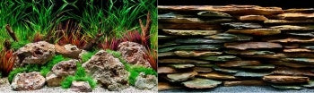 Brooklands Aquawild/Slateways 30cm Waterproof Background - Per Meter for Aquariums, Reptile Terrariums & Home Decor