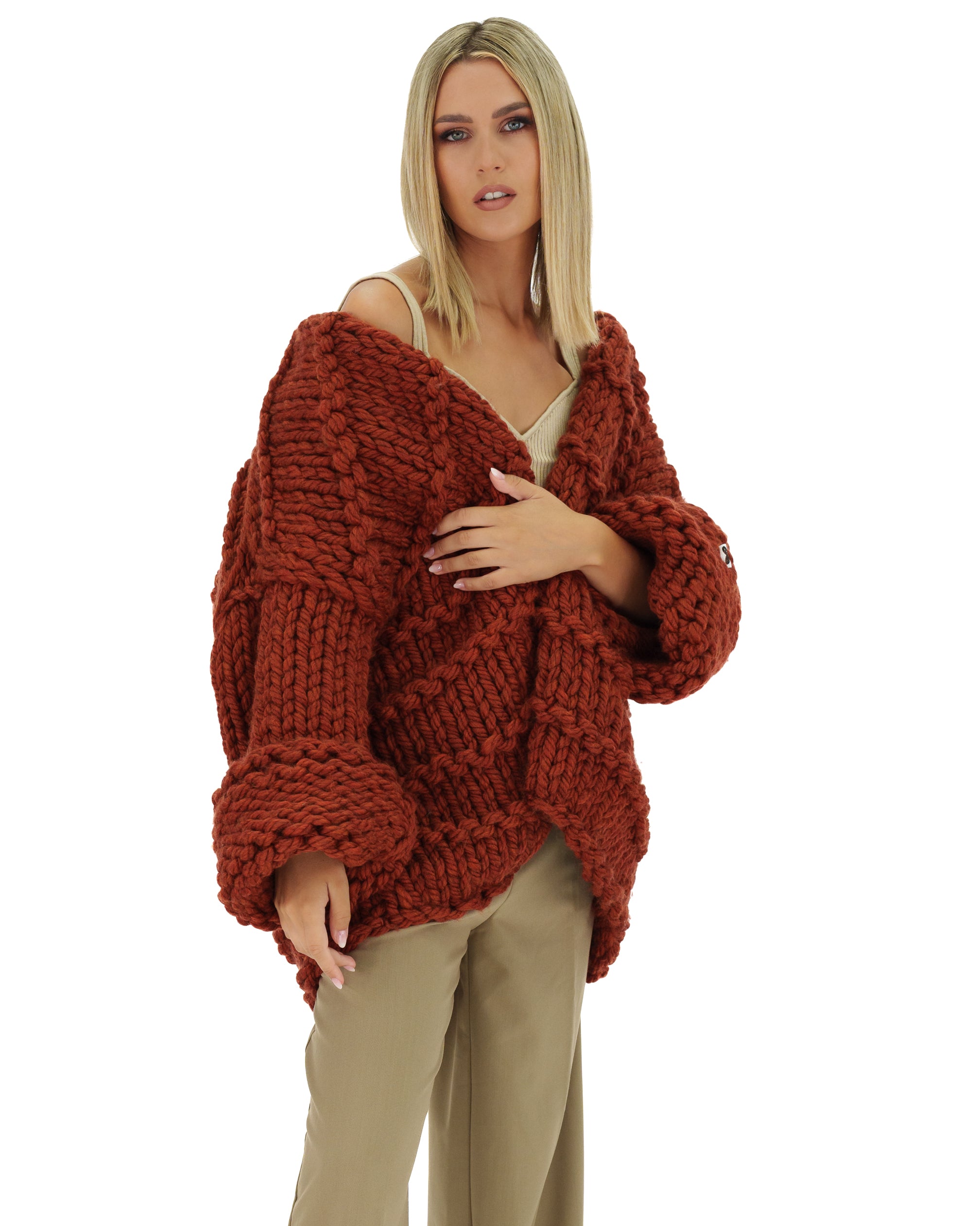 Cozy Lana Chunky Knit Cardigan for Women - Soft Oversized Sweater for Fall & Winter - Perfect for Layering, Lounging & Casual Outfits