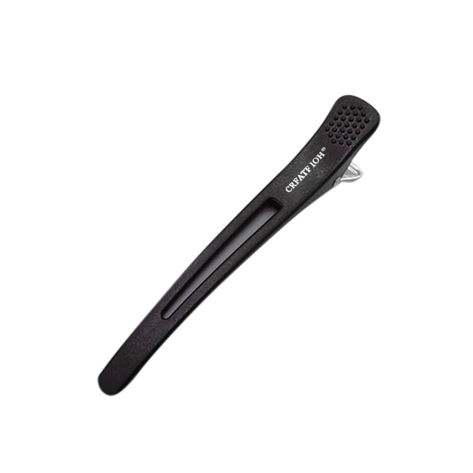 Self-Locking Hair Clips for Thick Hair - Black Hair Styling Clips for Cutting, Styling & Salon Use - Perfect for DIY Haircuts, Salon Styling & Home Hair Care