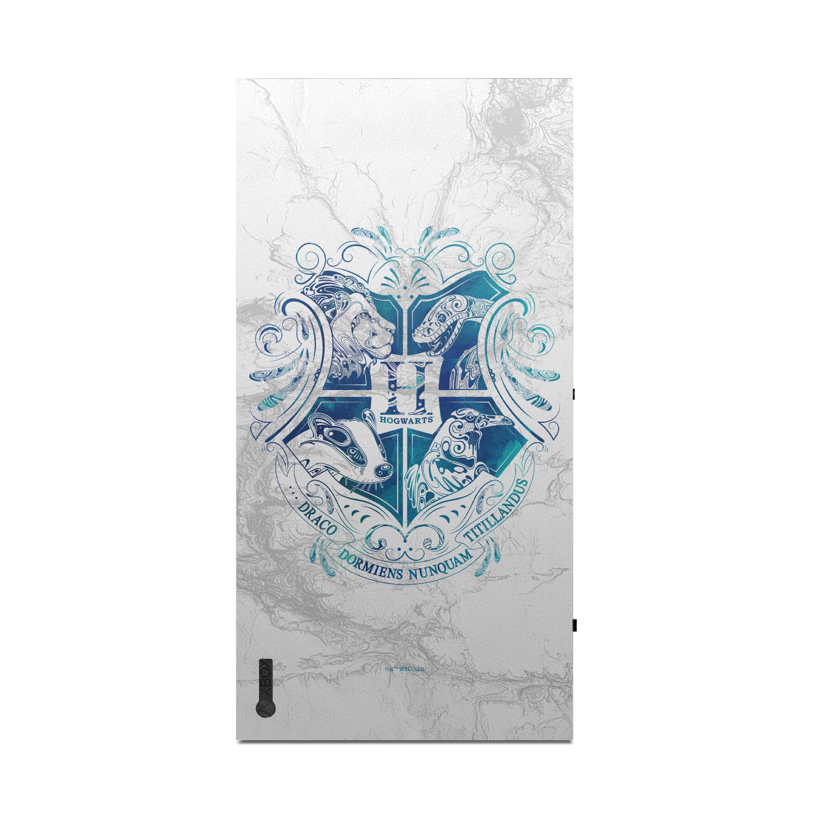 Official Licensed Harry Potter Hogwarts Aguamenti Vinyl Skin Sticker - Compatible with Xbox Series X Console & Controller Bundle - Perfect for Gaming, Collectibles, and Harry Potter Fans