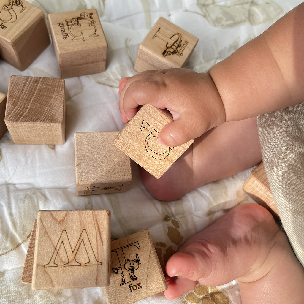 Educational Animal Alphabet Blocks for Kids - Wooden ABC Learning Toys for Toddlers & Preschoolers - Perfect for Early Childhood Development & Classroom Activities