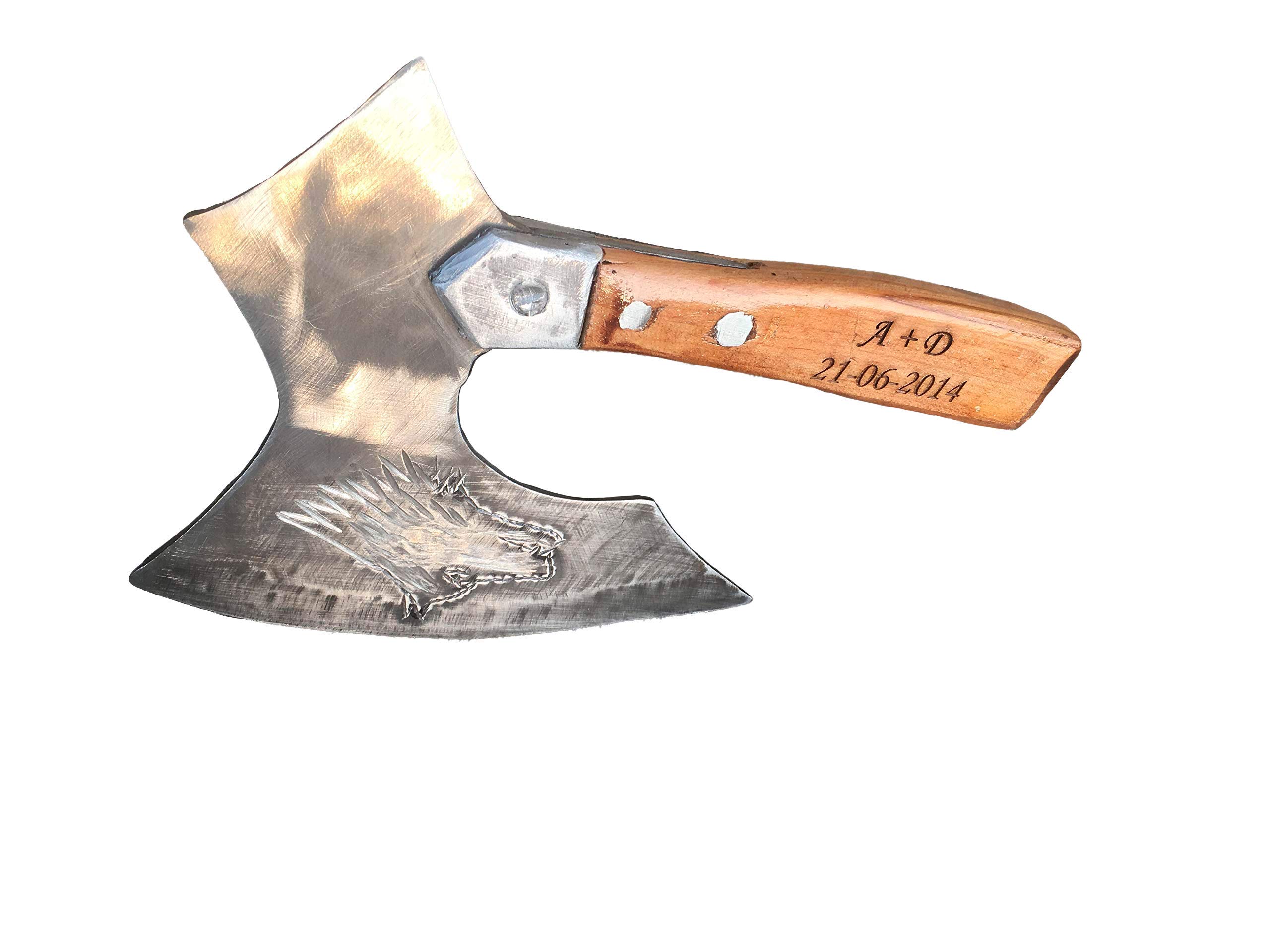 Premium Stainless Steel Kitchen Axe - Heavy Duty Meat Chopper & Butcher Knife | Viking-Inspired Chef Gift for Home Cooking & BBQ | Perfect for Chopping Meat, Vegetables & Wooden Boards