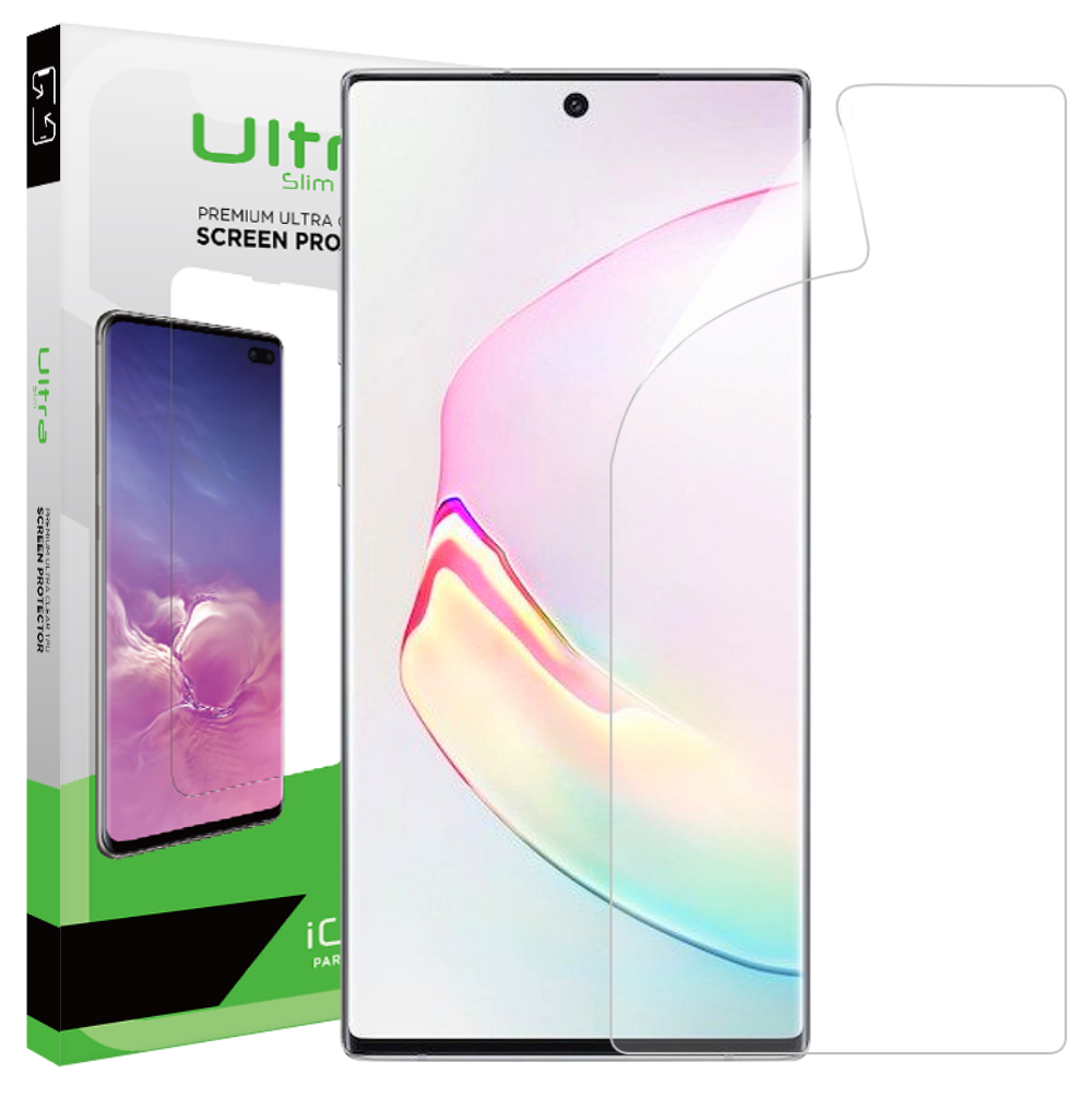Samsung Galaxy Note 10 Plus Screen Protector - Full Coverage TPU Film, HD Clear, Anti-Scratch, Bubble-Free - Perfect for Work, Travel & Everyday Use