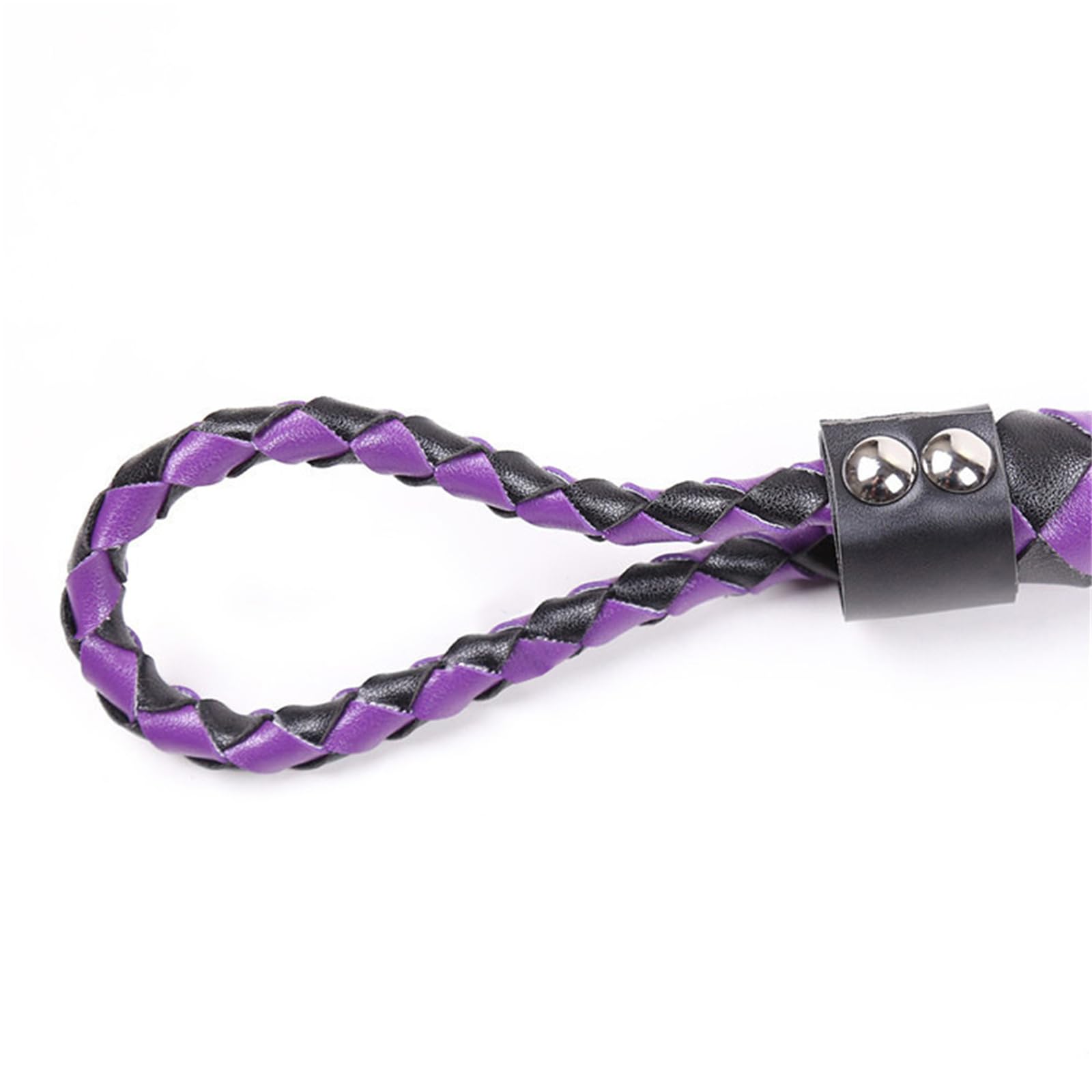 Leather Whip Sex Toy for Couples - BDSM Flogger with Pattern Design for Spanking & Sensual Play - Perfect for Bedroom Bondage & Adult Roleplay Scenes