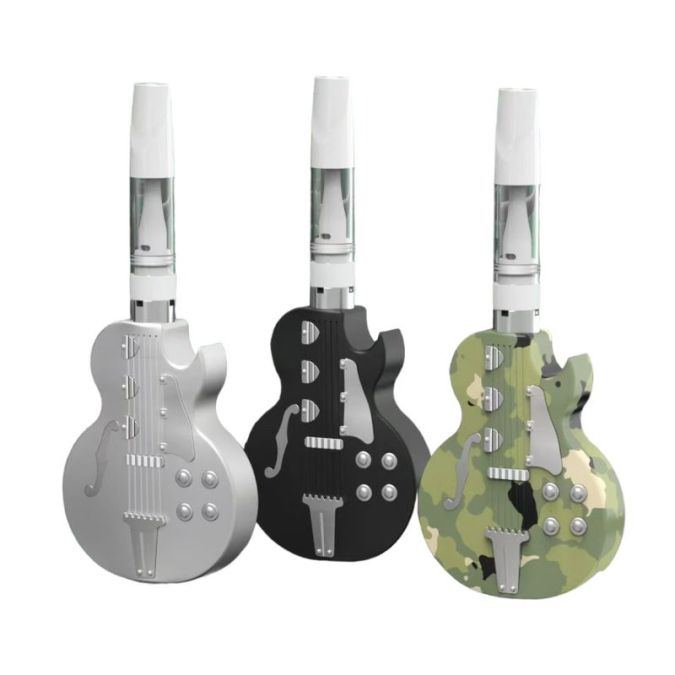 Hato Guitar Universal 510 Thread Cartridge Vape Battery - 650mAh USB Rechargeable - Compatible with Most 510 Vape Cartridges - Perfect for On-The-Go Vaping & Discreet Use