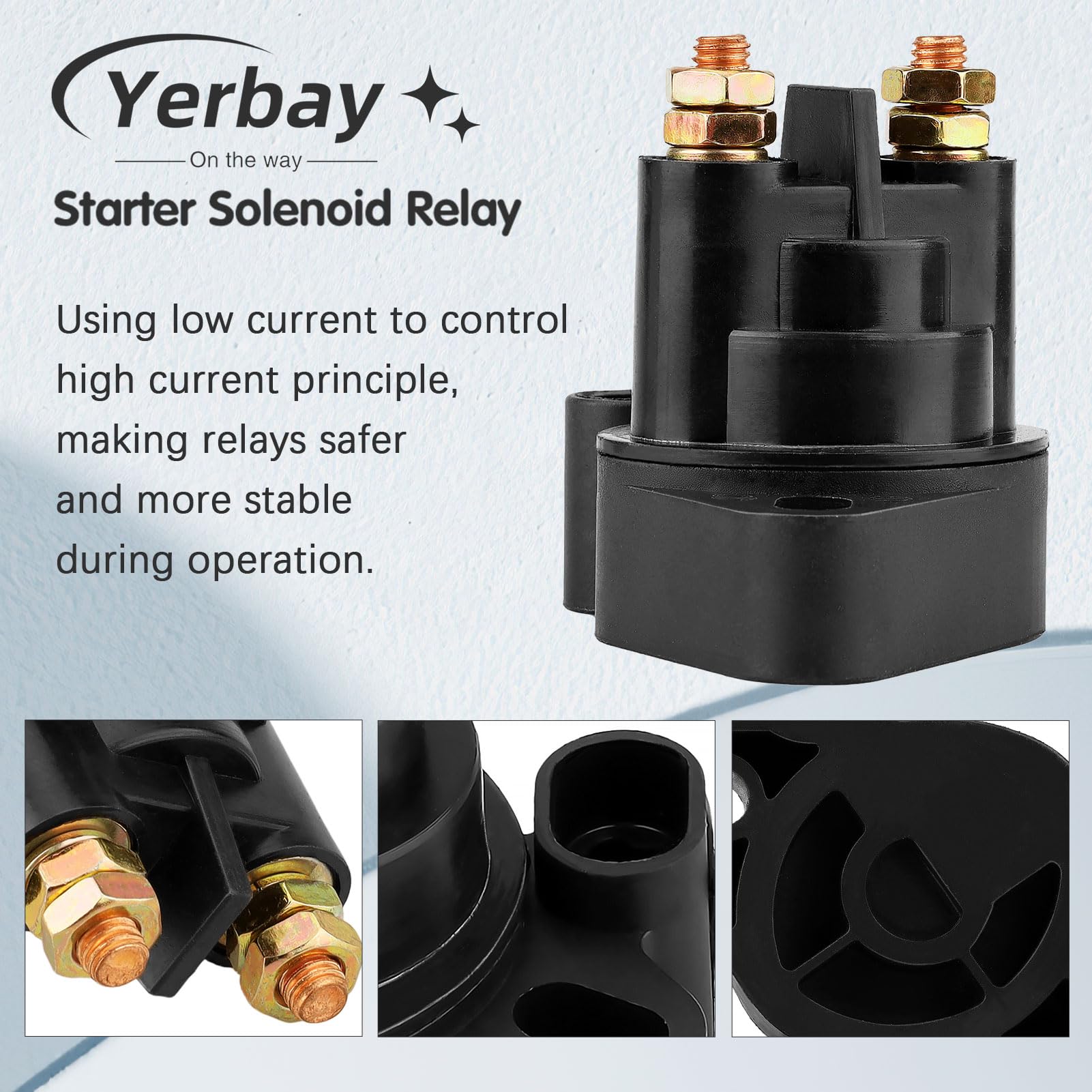 Starter Solenoid Relay Replacement for Arctic Cat ATV 400 500 550 650 700 1000 - Compatible with 0445-058 & 0445-036 - Perfect for Off-Road, Hunting & Farm Use