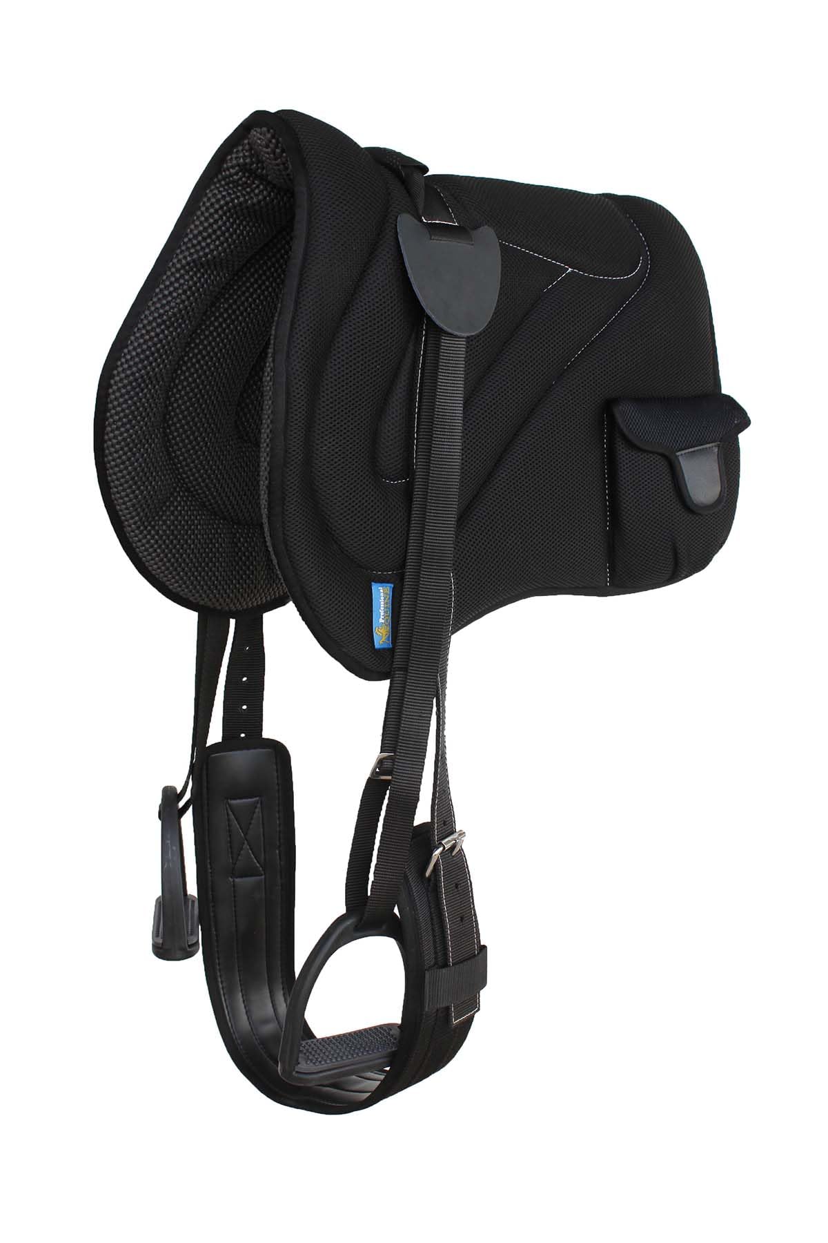 Breathable Anti-Slip Neoprene Bareback Saddle Pad for Western Horse Riding - Comfortable Padded Design for Trail Riding & Training