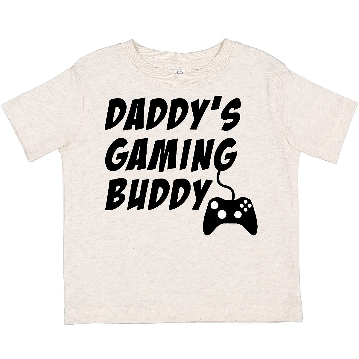 Inktastic Daddy's Gaming Buddy with Controller Toddler T-Shirt - Cute Matching Father & Son Outfit for Video Game Lovers - Perfect for Family Game Nights & Father's Day Gifts