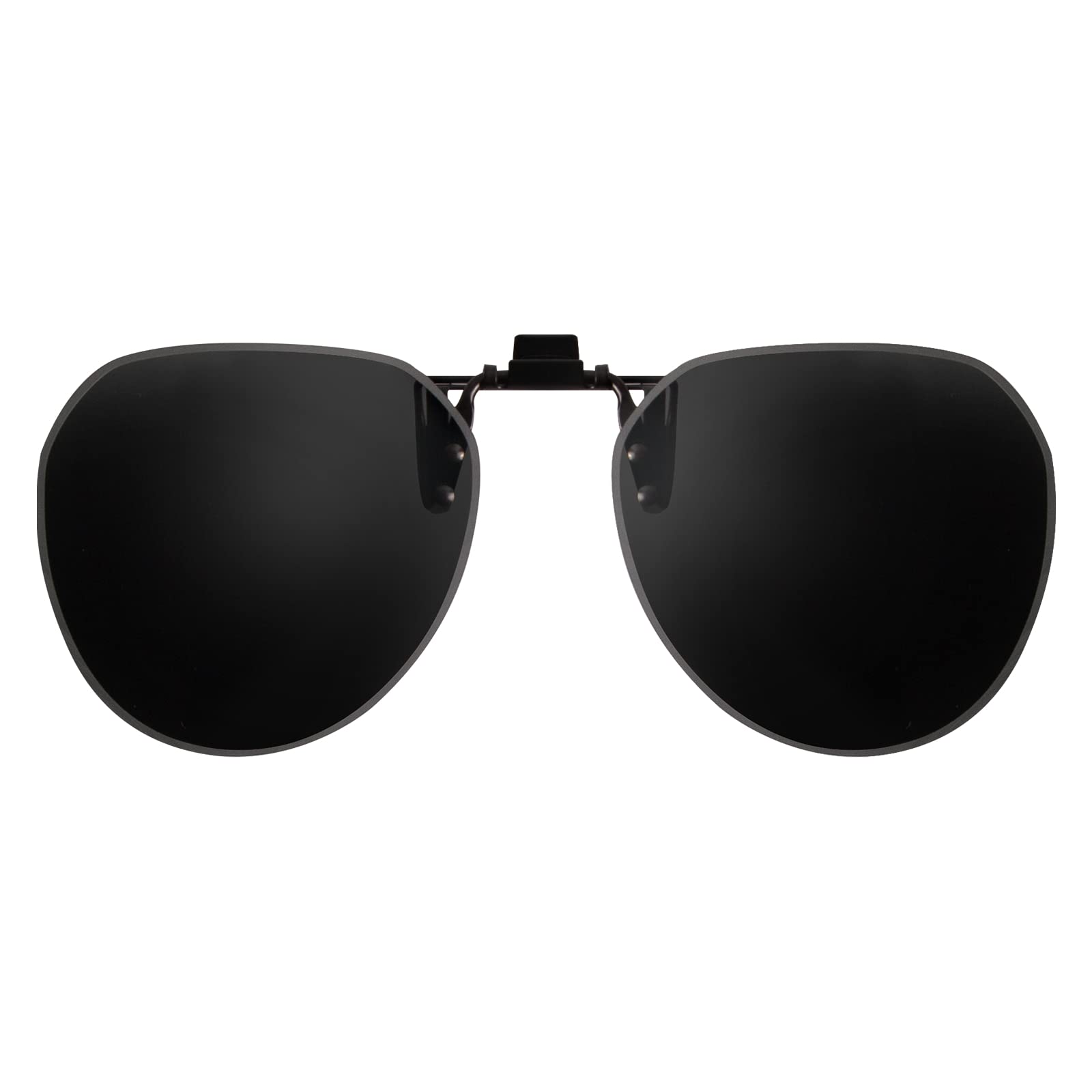 ARCAMOY Polarized Clip-On Sunglasses for Prescription Glasses - UV Protection, Anti-Glare, Flip-Up Design - Perfect for Driving, Fishing & Outdoor Activities (Men & Women)