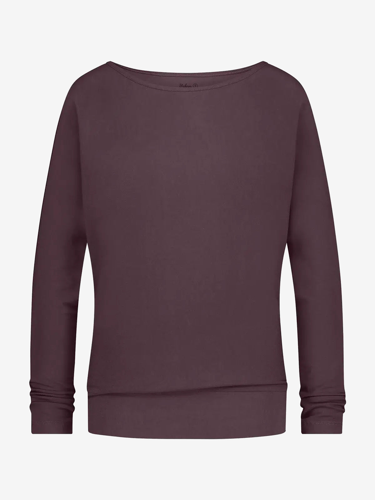 Urban Goddess Budhi Long Sleeve Yoga Top in Berry - Perfect for Yoga, Pilates & Gym Workouts