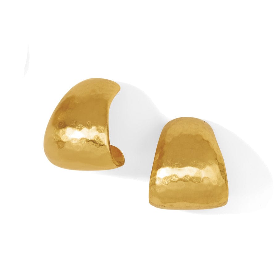 Apollo Post Hoop Earrings for Women - 14K Gold Plated Small Huggie Hoops - Minimalist Cartilage Earrings for Everyday Wear | Perfect for Work, Date Night & Gifting