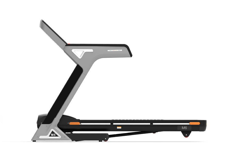 California Fitness Malibu 6T Heavy Duty Folding Treadmill with Touchscreen Display - Home Gym Equipment for Cardio Workouts & Running Training (Perfect for Small Spaces & Home Offices)