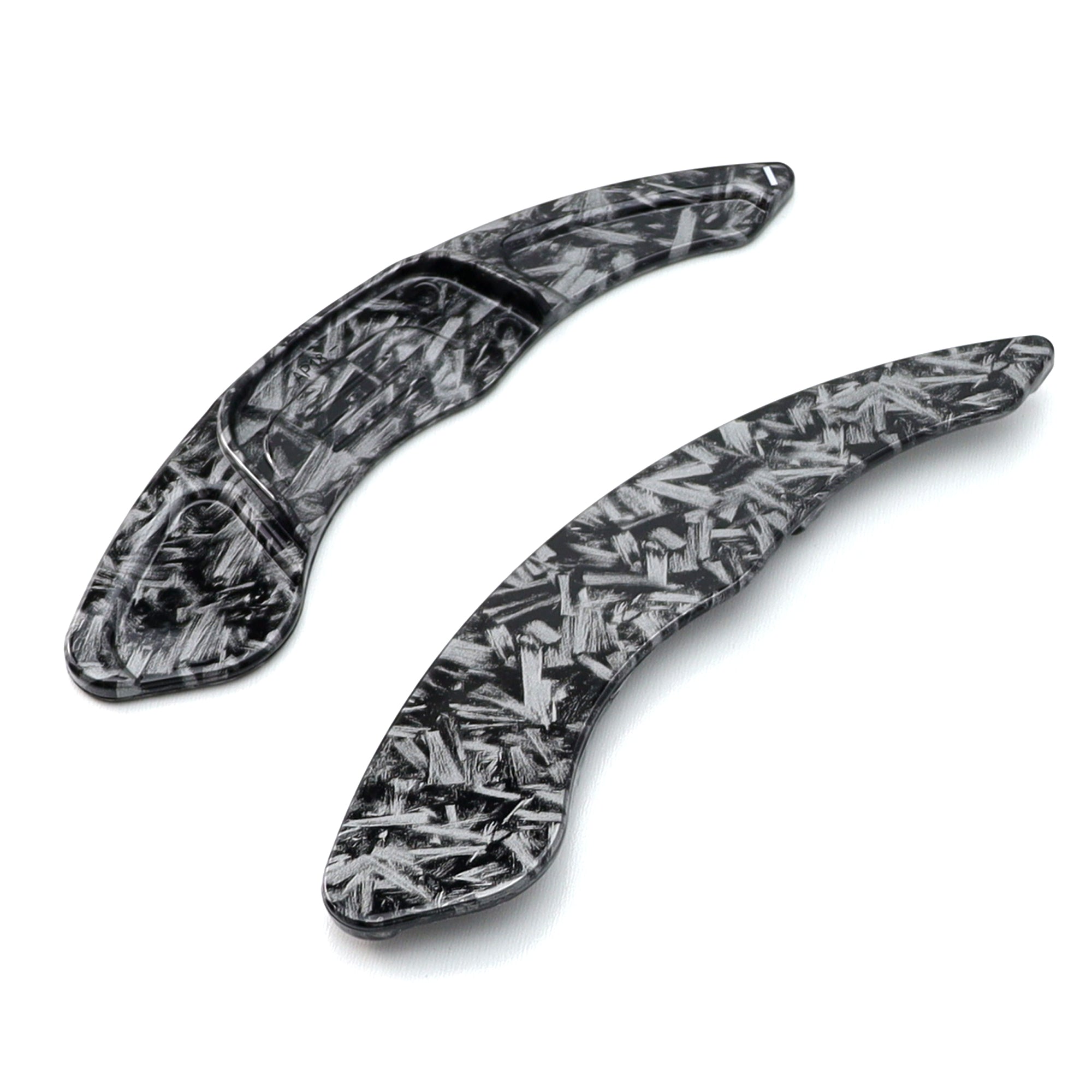 Premium Forged Carbon Fiber Steering Wheel Paddle Shifters - Compatible with VW MK7 Golf/GTI, Jetta GLI | Sporty Driving Enhancement for Racing & Performance Upgrades