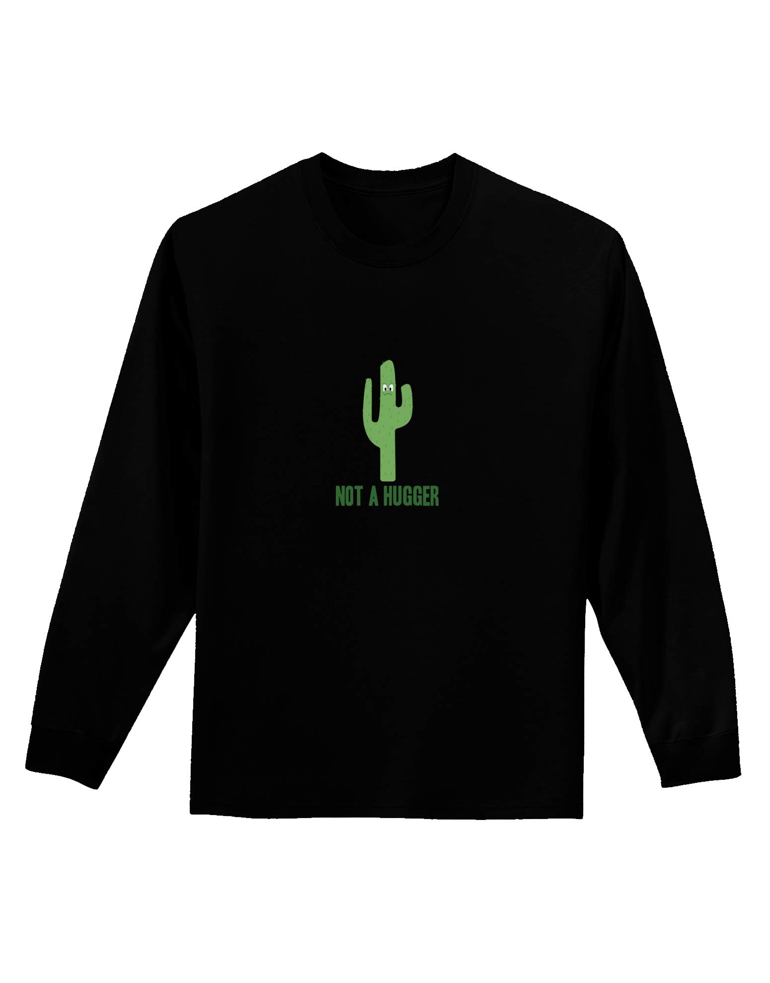TOOLOUD Not a Hugger Graphic Tee - Dark Adult Long Sleeve T-Shirt for Men & Women | Perfect for Casual Wear, Street Style & Alternative Fashion