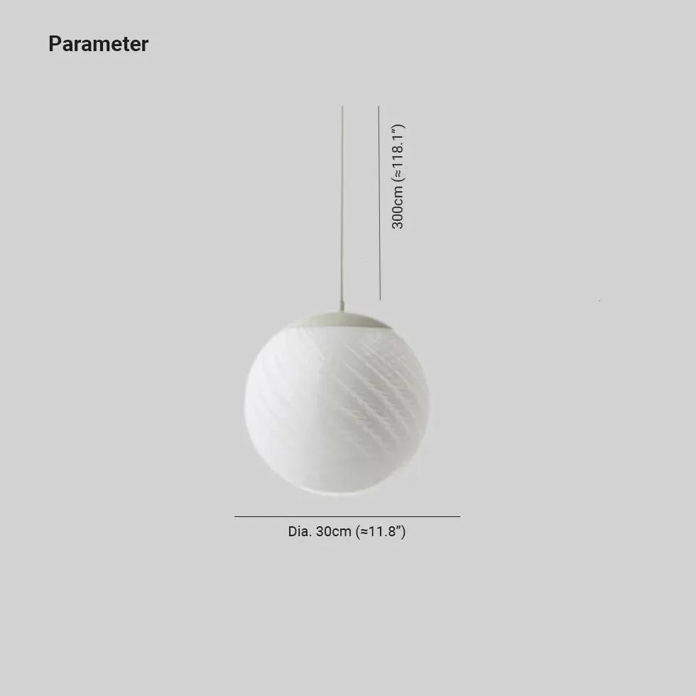 Modern White Spherical Glass Ceiling Light Fixture - Elegant Chandelier for Bedroom, Living Room & Dining Room - Perfect for Home Decor & Ambient Lighting