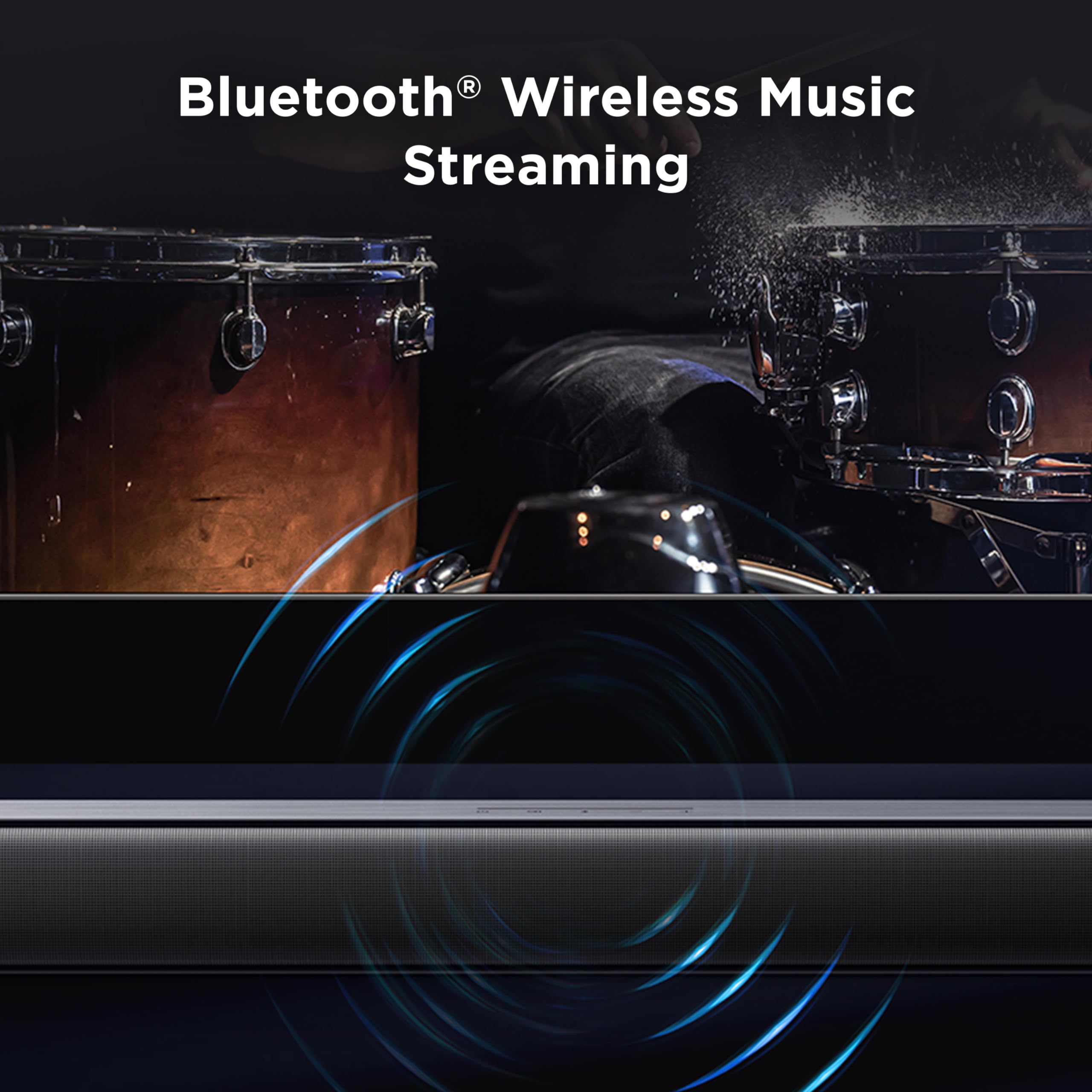 TCL S55H S Class 2.1 Channel Sound Bar with Dolby Atmos & DTS Virtual:X - Wireless Subwoofer, Bluetooth Streaming, Auto Room Calibration - Perfect for Home Theater, Gaming & Movie Nights