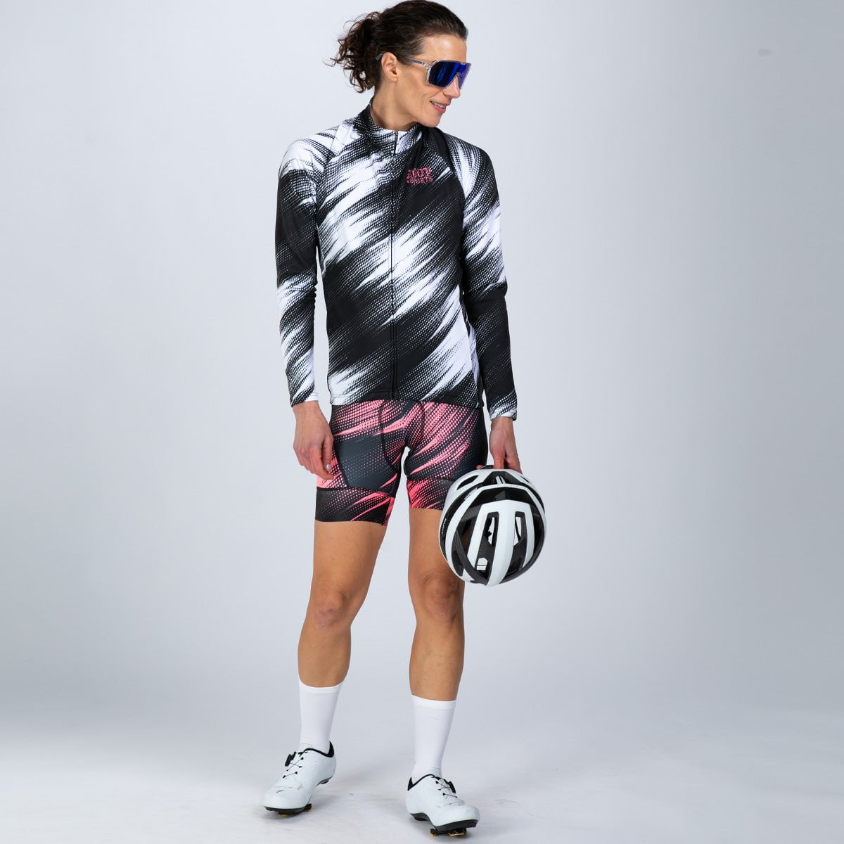 Women's DriftSPEED Thermal Cycling Jersey - Long Sleeve Winter Bike Shirt for Cold Weather Riding, Biking & Outdoor Sports