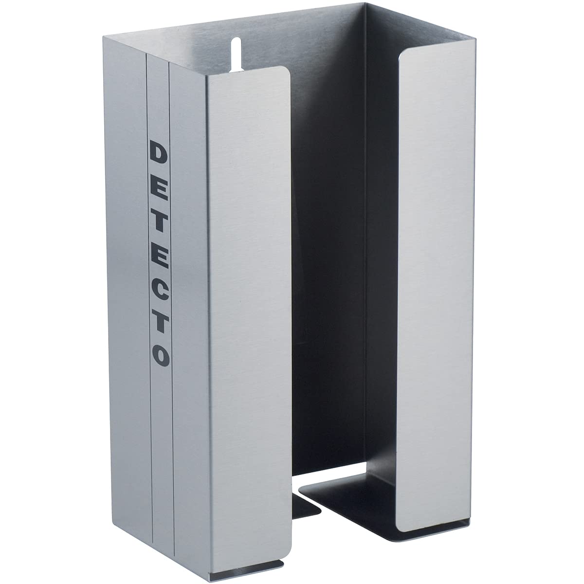 Detecto GH1SS Stainless Steel Glove Box Holder - Secure Storage for 1 Box of Gloves | Perfect for Medical Labs, Hospitals & Food Processing Facilities