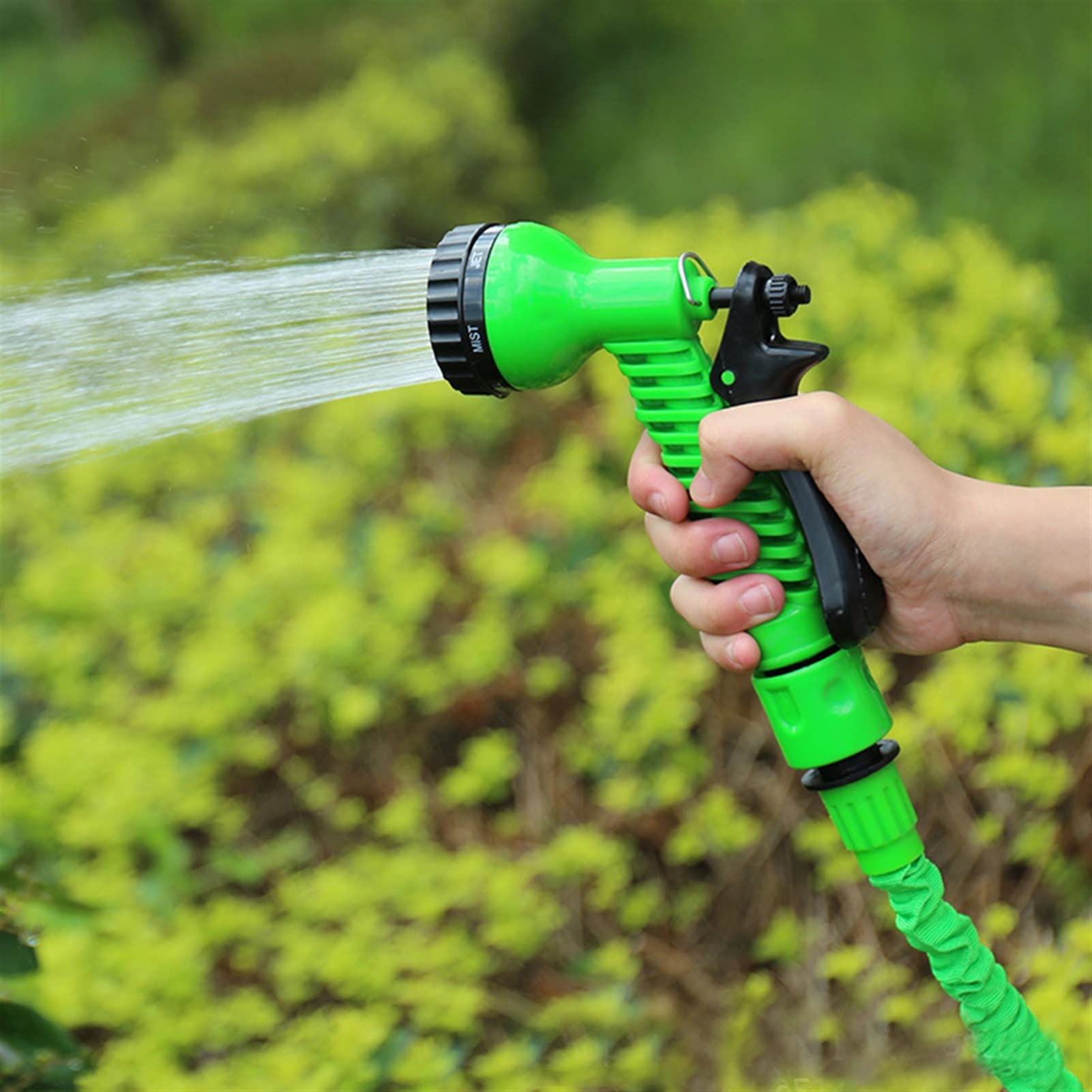 **Xiaohu Adjustable High Pressure Garden Hose Nozzle - 8 Mode Water Spray Gun for Car Washing, Plant Watering, Lawn Sprinkling & Outdoor Cleaning (Blue, 1-Pack)**