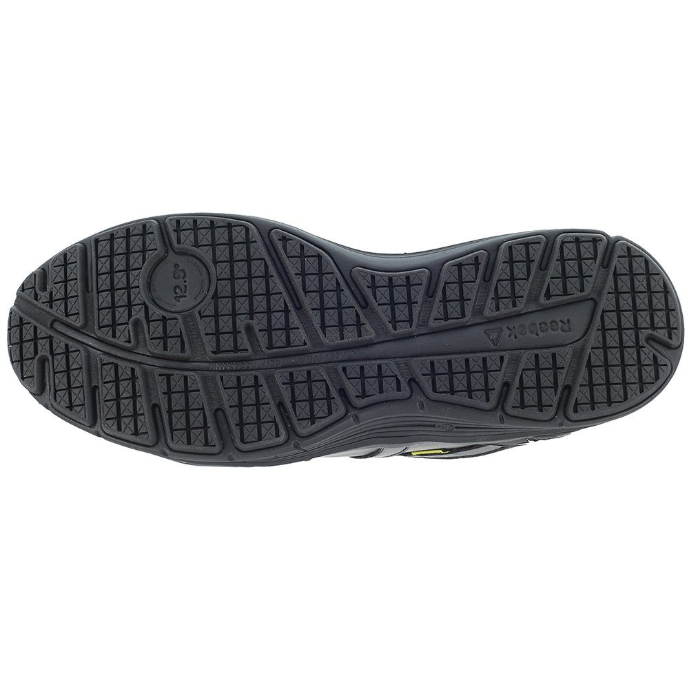 Reebok Men's Guide Steel Toe EH Safety Work Shoes with Met Guard - Black | OSHA Compliant for Construction & Industrial Work