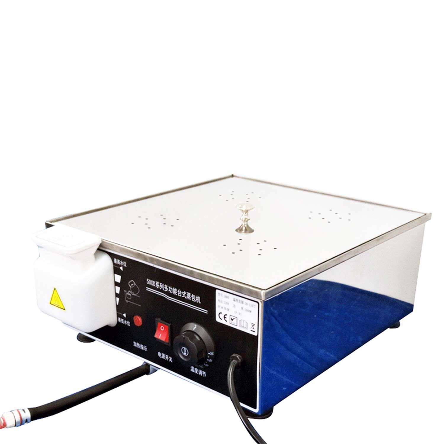 4-Hole Electric Food Warmer Machine - Automatic Temperature Control for Buns, Bread & Pastries | Commercial Restaurant Steam Warmer for Buffets, Bakeries & Catering Services