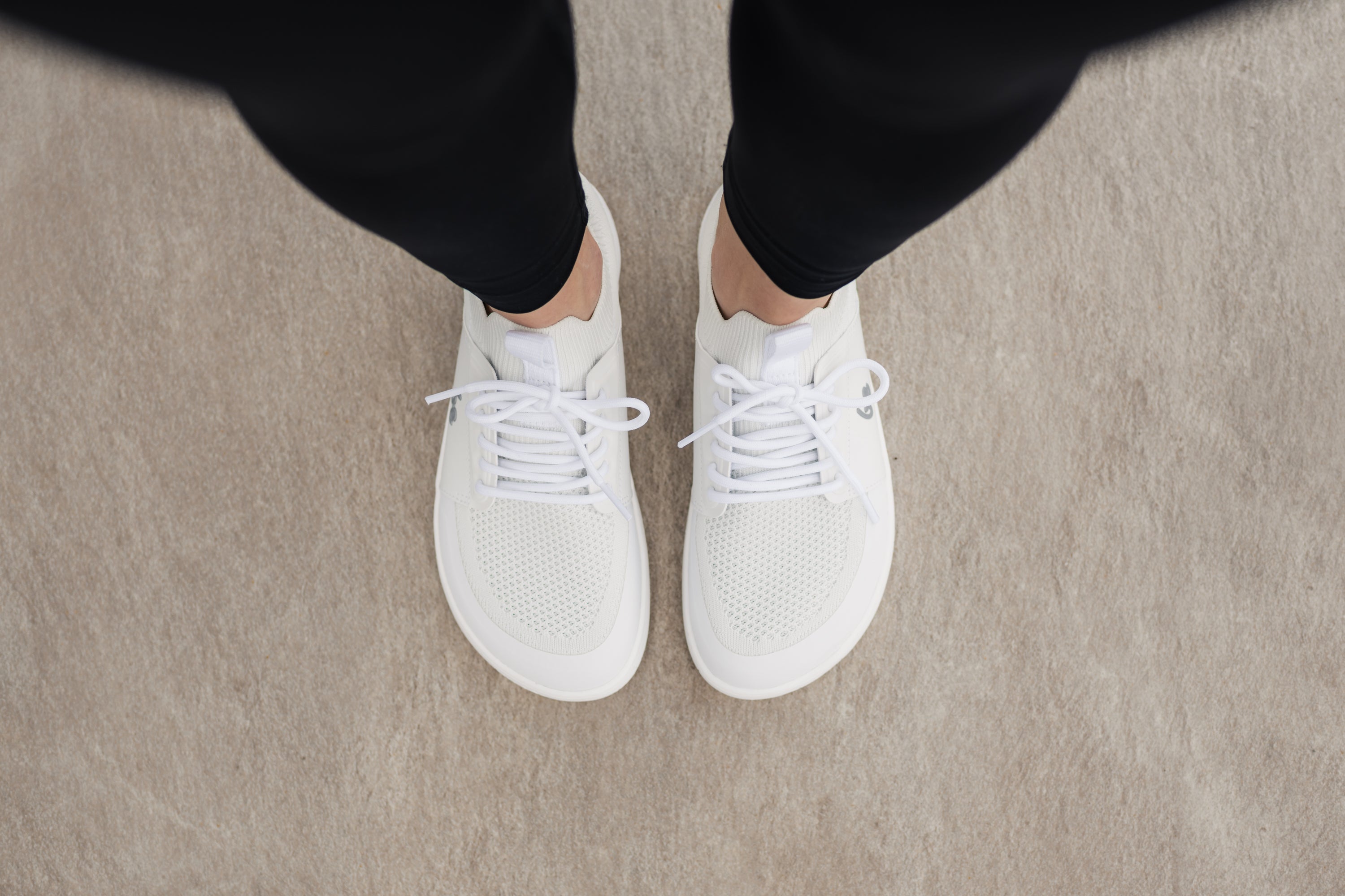 Barefoot Sneakers for Women - Be Lenka Swift All White Minimalist Shoes | Lightweight & Flexible for Running, Walking & Gym Workouts