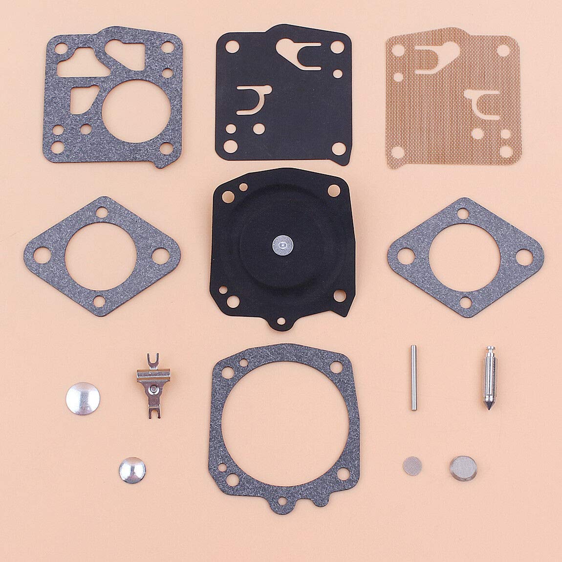 Echo CS-60 CS-900 CS-1200 Chainsaw Carburetor Repair Kit - Tillotson RK-23HS Replacement Parts for Carburetor Maintenance & Performance Enhancement | Perfect for DIY Chainsaw Repair & Engine Tuning