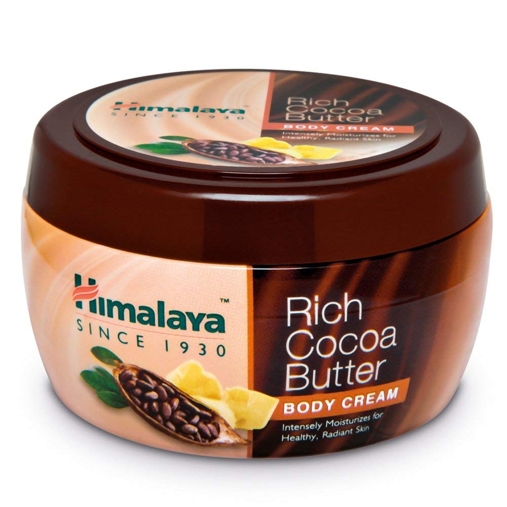 Himalaya Rich Cocoa Butter Body Cream 200ml & Herbals Anti Hair Fall Oil 200ml - Deep Moisturizing for Dry Skin & Hair Growth Treatment for Stronger Hair - Perfect for Daily Skincare & Hair Care Routine