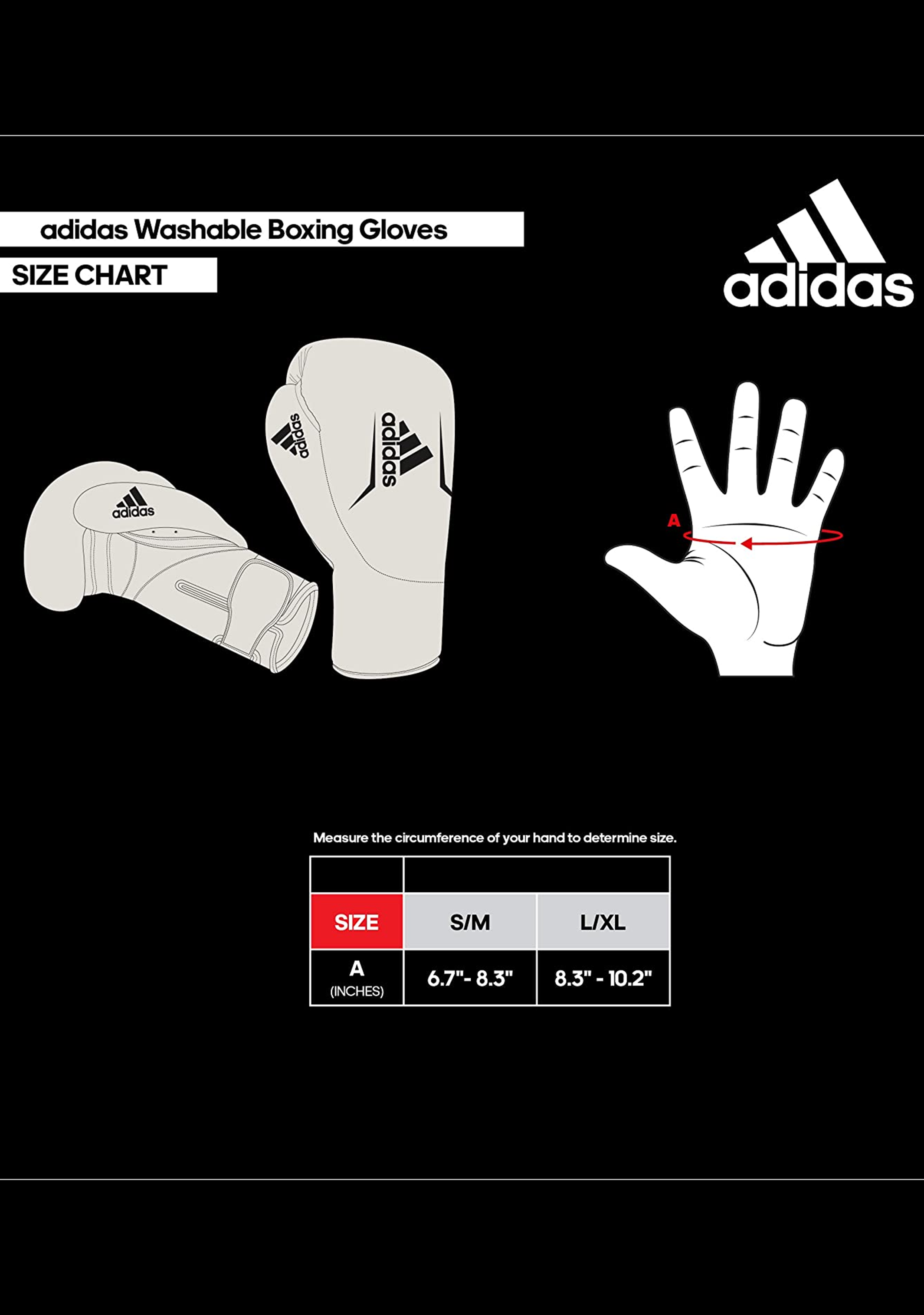 Adidas Women's Washable Boxing Gloves - Black & Gold Training Gloves for Kickboxing, MMA, Fitness & Home Workouts