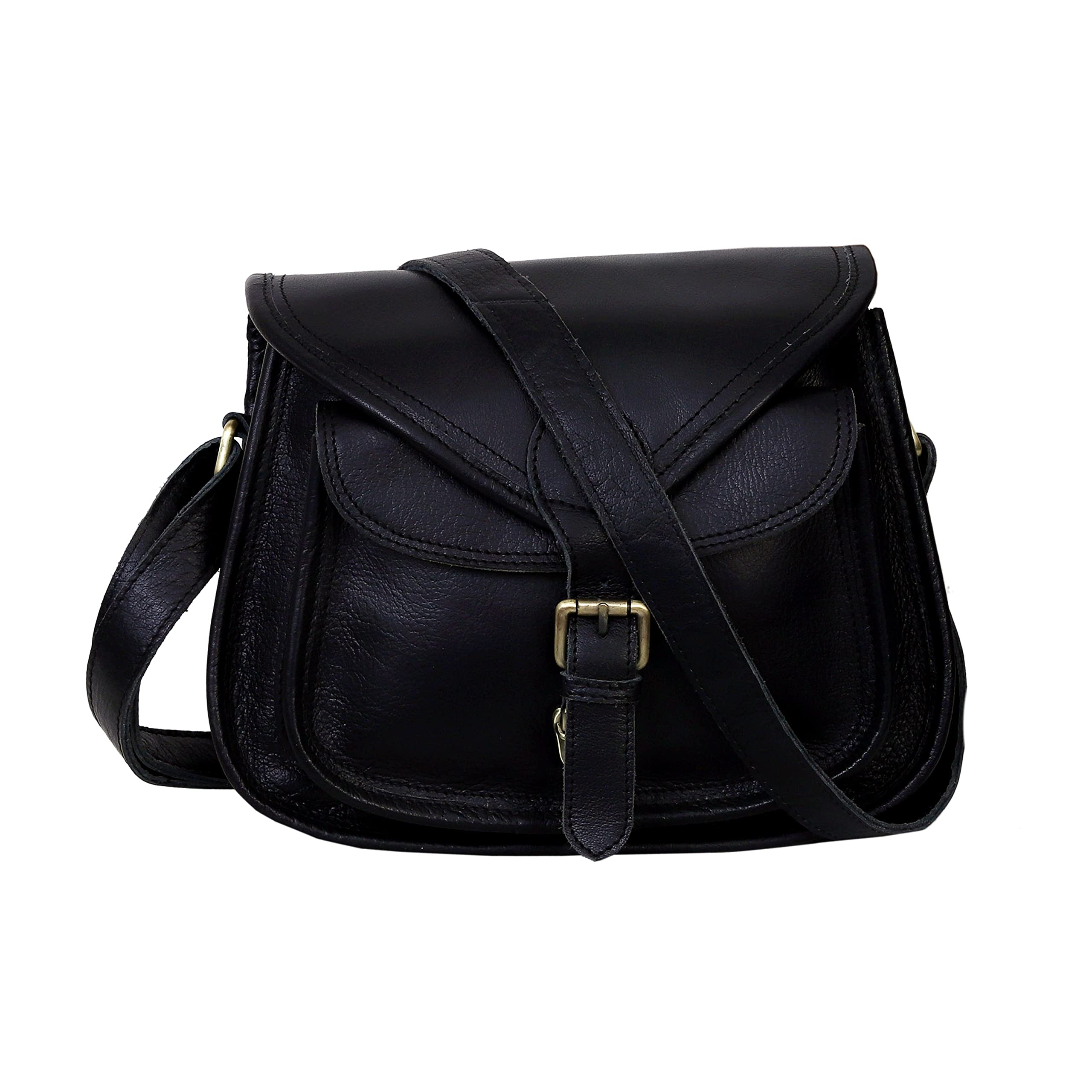 DHK Devil Hunter Killer 10 Inch Genuine Leather Shoulder Bag for Women - Crossbody Purse, Satchel & Tote - Perfect for Travel, Work & Daily Use