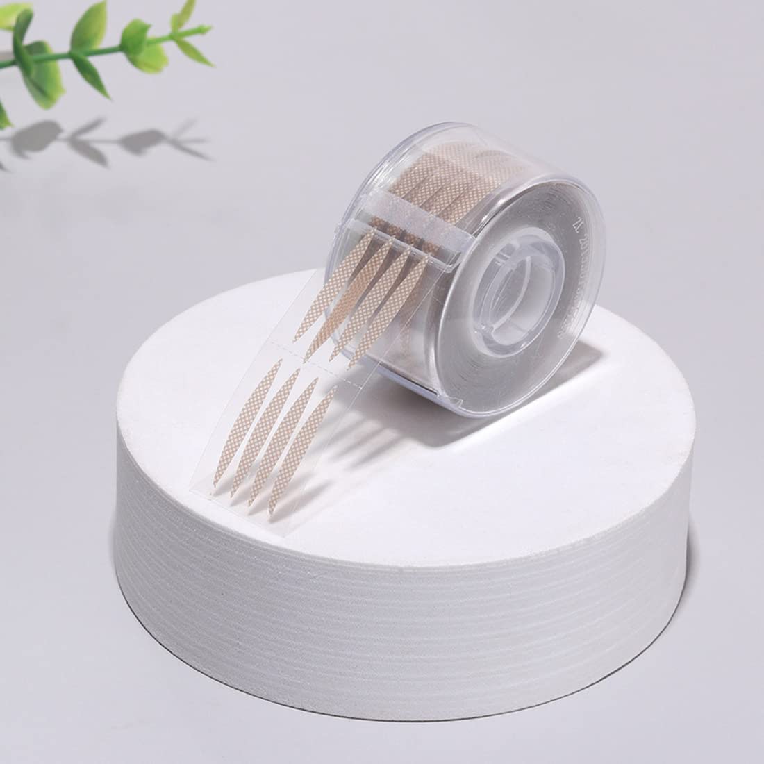 Buransh Waterproof Invisible Double Eyelid Tape - 300pcs Natural Fiber Eyelid Lift Strips for Hooded & Droopy Eyes | No Glue Eyelid Support | Perfect for Asian Monolid Makeup & Eye Contouring | Great Gift for Women & Girls