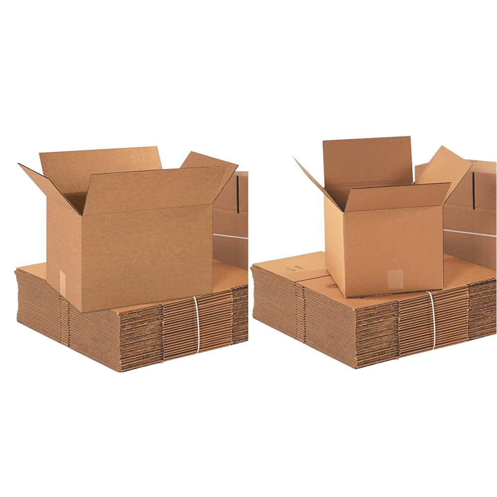 Aviditi 18 x 12 x 12 Inches Corrugated Cardboard Shipping Boxes - Small Moving & Storage Boxes 12