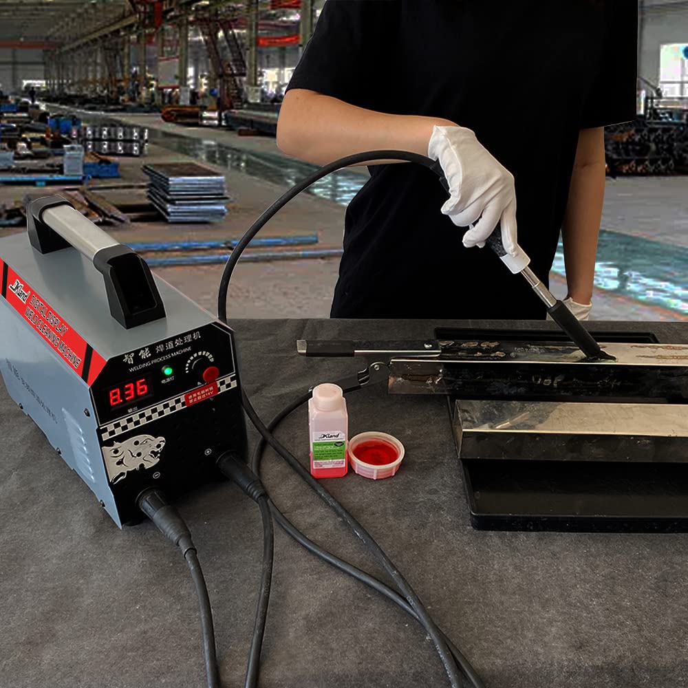 220V Stainless Steel Weld Bead Processor - Argon Arc/TIG/MIG Welder & Electrolytic Polishing Machine for Metal Fabrication | Professional Weld Cleaning Solution for Automotive, Construction & DIY Projects