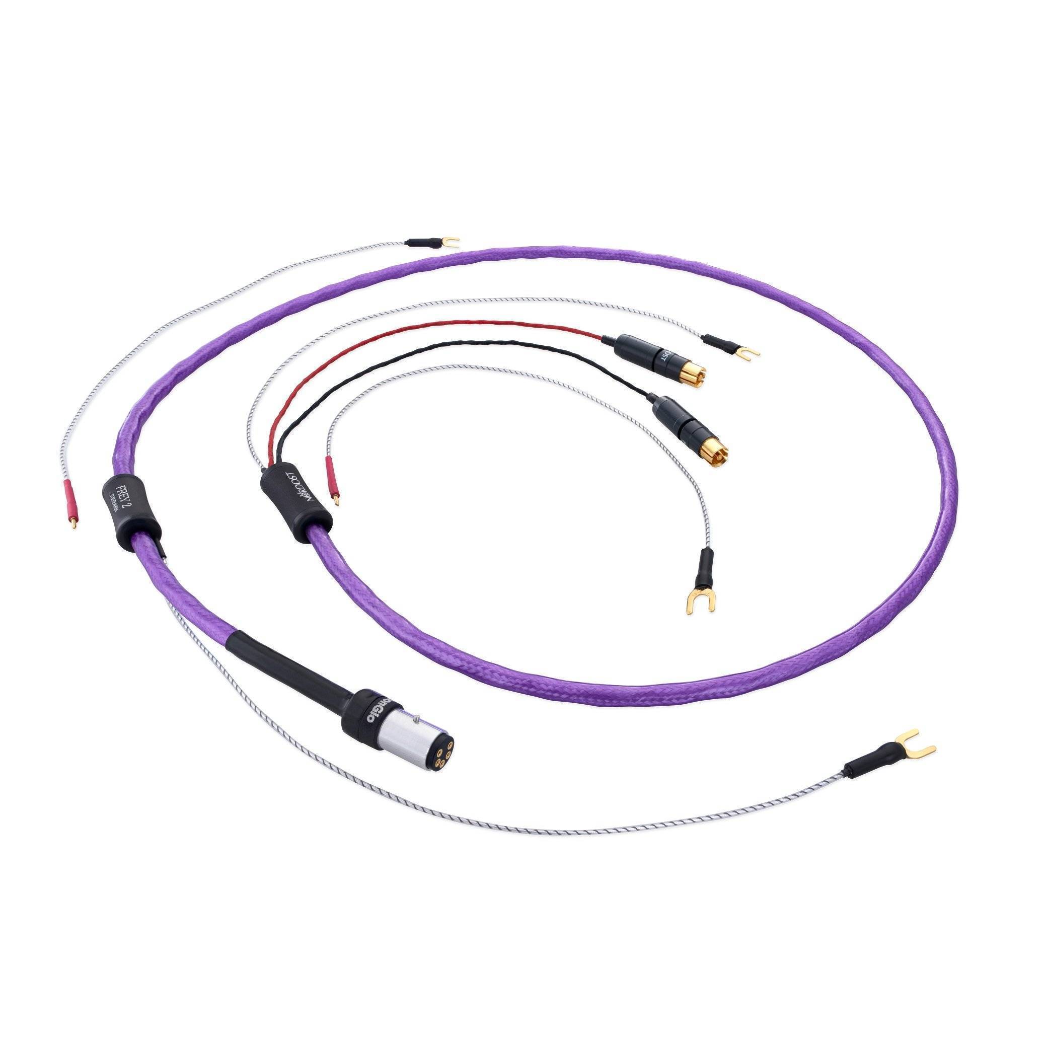 Nordost Frey 2 Premium Tonearm Cable for Turntables - High-Performance Audio Cable for Vinyl Records & Hi-Fi Systems - Perfect for Audiophiles & Home Theater Setups