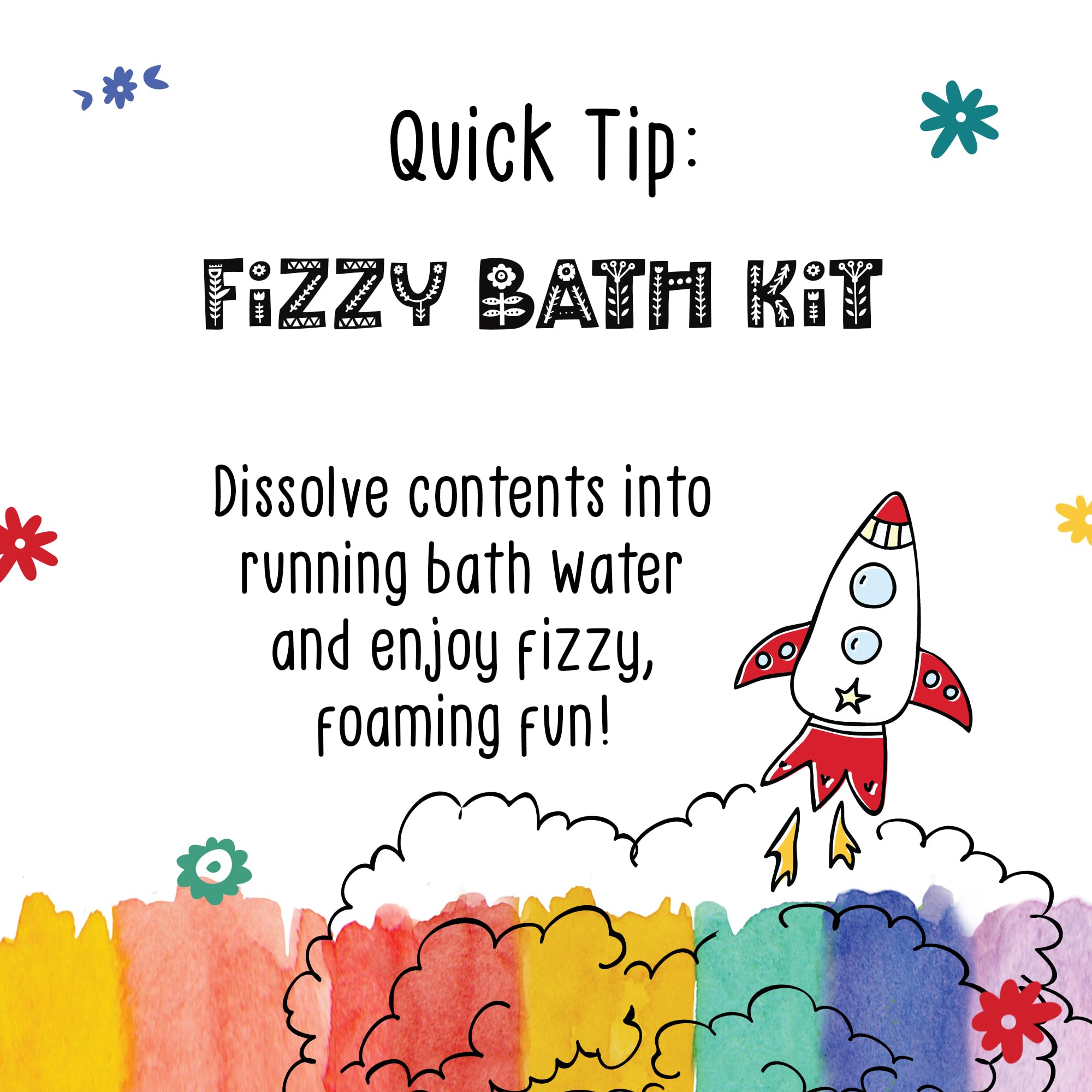 Aura Cacia Kids Fizzy Bath Kit - Natural Bubble Bath for Children, Relaxing & Fun Bath Time with Essential Oils | Perfect for Bedtime Routine & Sensory Play