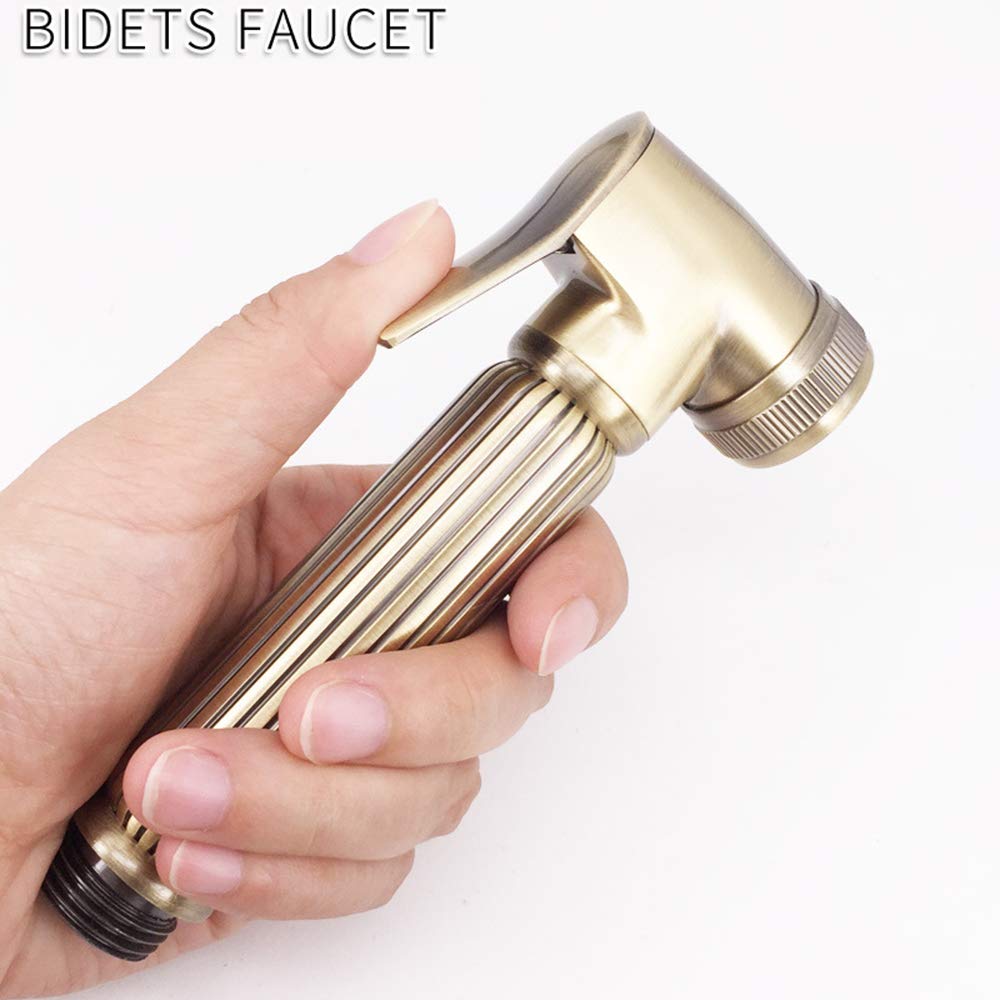 Portable Bidet Sprayer for Toilet, Brass Cloth Diaper Washer Set, Wall-Mounted Cold Water Bidet Faucet Kit with Hose – Perfect for Bathroom, Travel & Eco-Friendly Diaper Cleaning