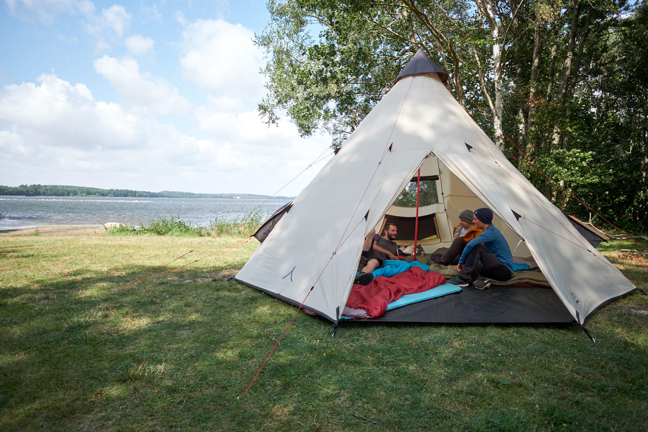 Grand Canyon Tents Black Falls 8-Person Camping Tent - Waterproof & Windproof for Outdoor Adventures, Hiking, and Family Camping Trips
