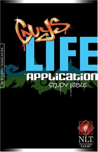 Guys Life Application Study Bible NLT - Perfect for Men's Bible Study, Personal Devotion & Youth Group Discussions