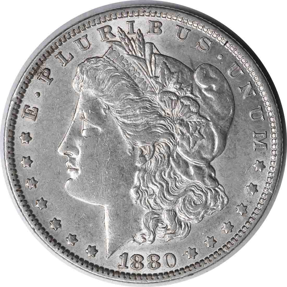 1880 O Morgan Silver Dollar AU Condition - Rare US Coin for Collectors & Investors | Perfect for Coin Collections, Gifts & Historical Displays
