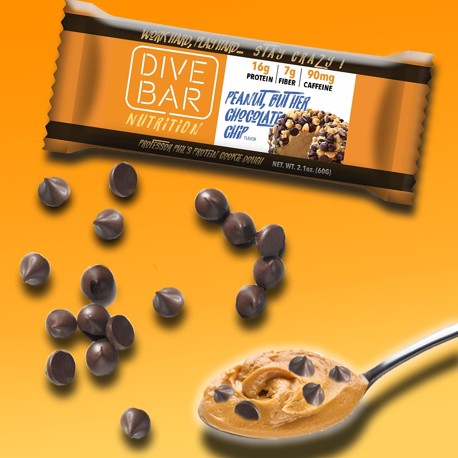 Caffeinated Protein Bars with Low Sugar - Energy Bars for Sports, Crossfit, Spin, Weight Watchers & Weight Loss Surgery - 4 Delicious Soft Bake Cookie Bars (Starter Pack) - Perfect for Pre-Workout, Post-Workout & On-the-Go Snacking