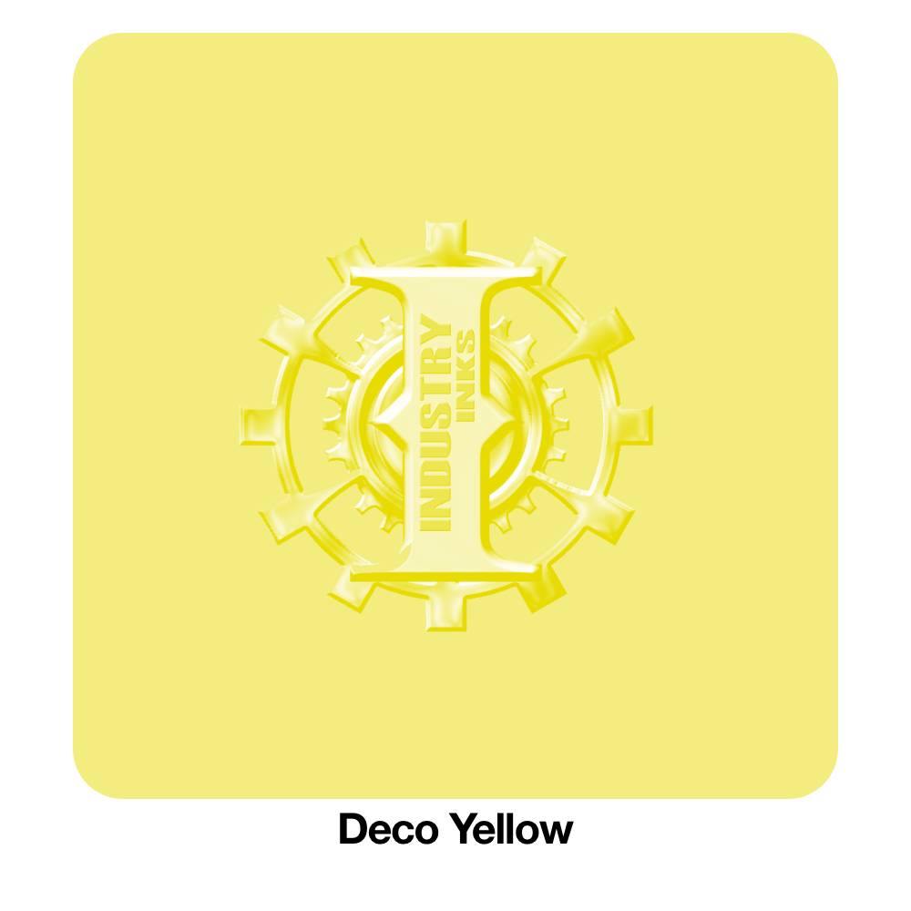 Deco Yellow Premium Industrial Inks - Choose Your Size - Perfect for Screen Printing, Sign Making & DIY Crafts