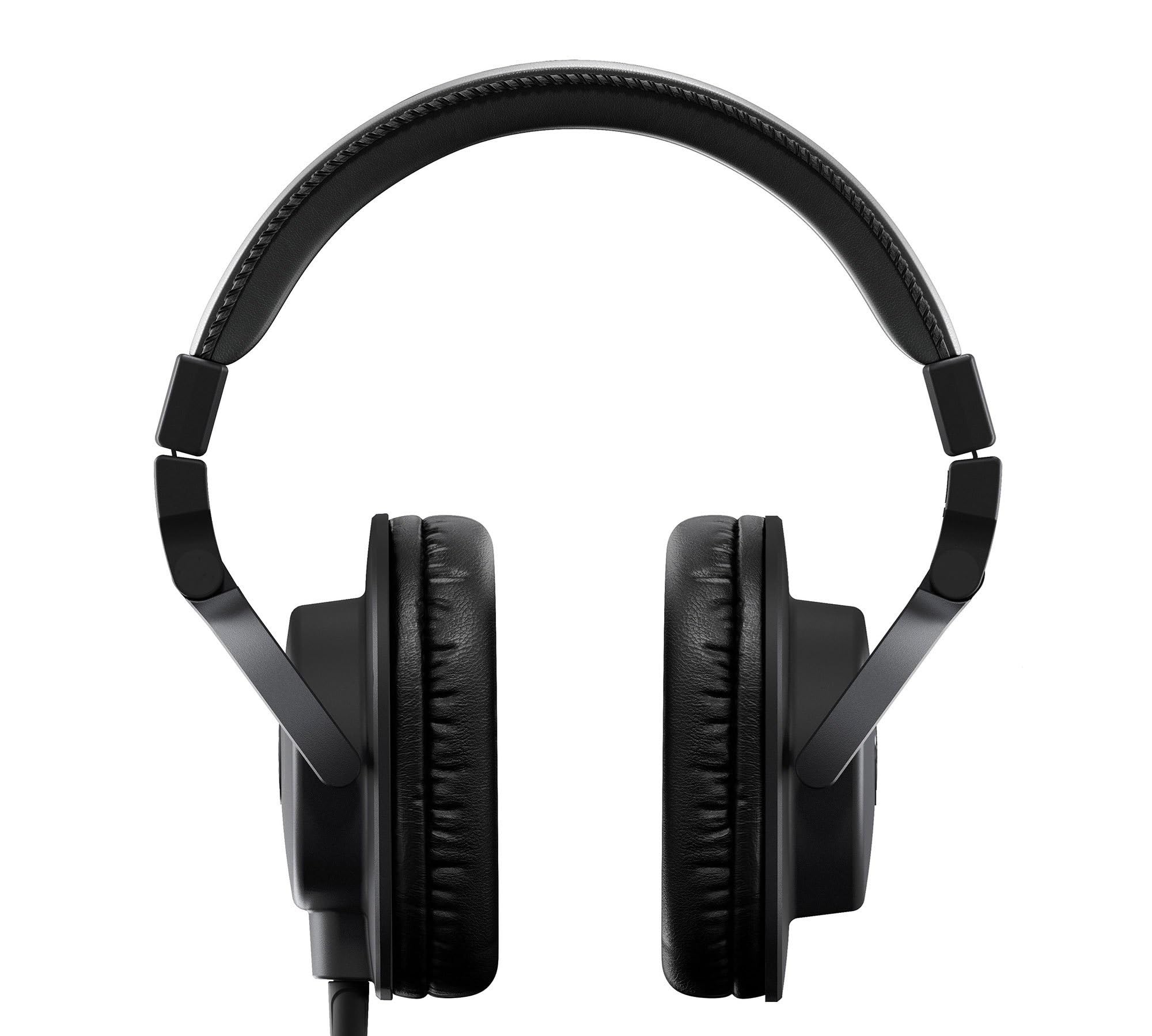 YAMAHA HPH-MT5 Professional Studio Monitor Headphones - Foldable Over-Ear Headphones with 3m Detachable Cable & 6.3mm Adapter - High-Fidelity Sound for Music Production, DJing, and Home Recording (Black)