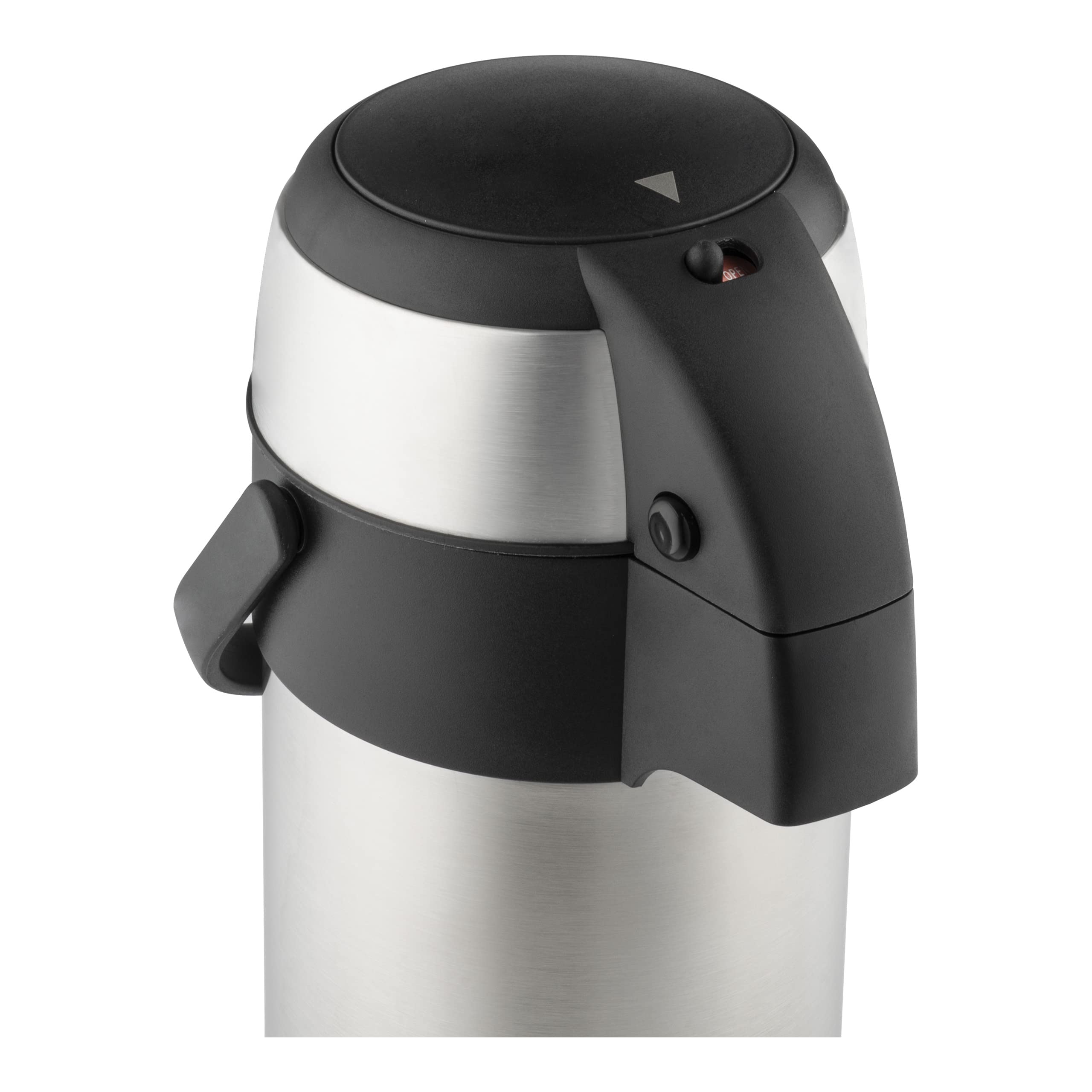 Premium Stainless Steel Airpot - 3L Hot & Cold Water Dispenser for Tea, Coffee, Office Meetings & Events - Durable Satin Finish - Ideal for Catering, Conferences & Home Use