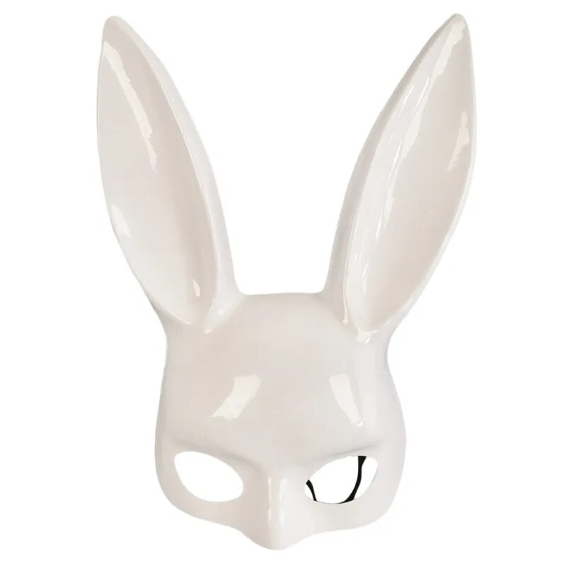 Unisex Bunny Mask for Halloween Party - Cute Rabbit Costume Accessory for Men & Women - Perfect for Cosplay, Costume Parties, and Festive Celebrations