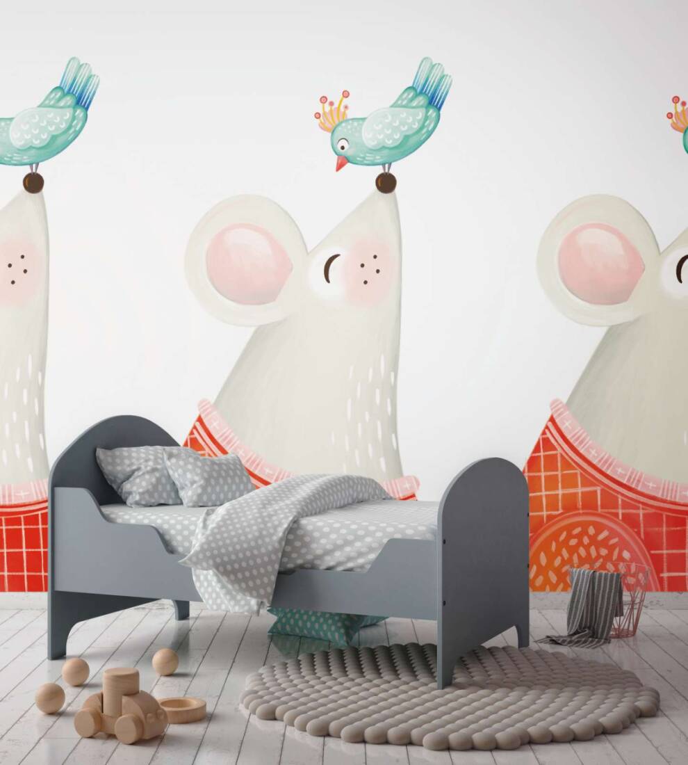 The Wall 2 Little Mouse - Cute Plush Toy for Kids, Perfect for Nursery Decor, Birthday Gifts & Early Childhood Education