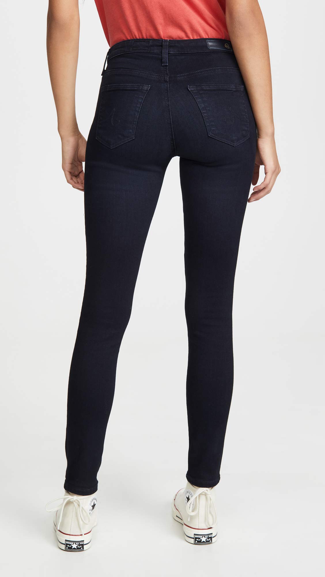 AG Adriano Goldschmied Women's High-Rise Ankle Jeans - Stretch Denim Leggings for Everyday Comfort | Perfect for Work, Casual Outfits & Weekend Wear