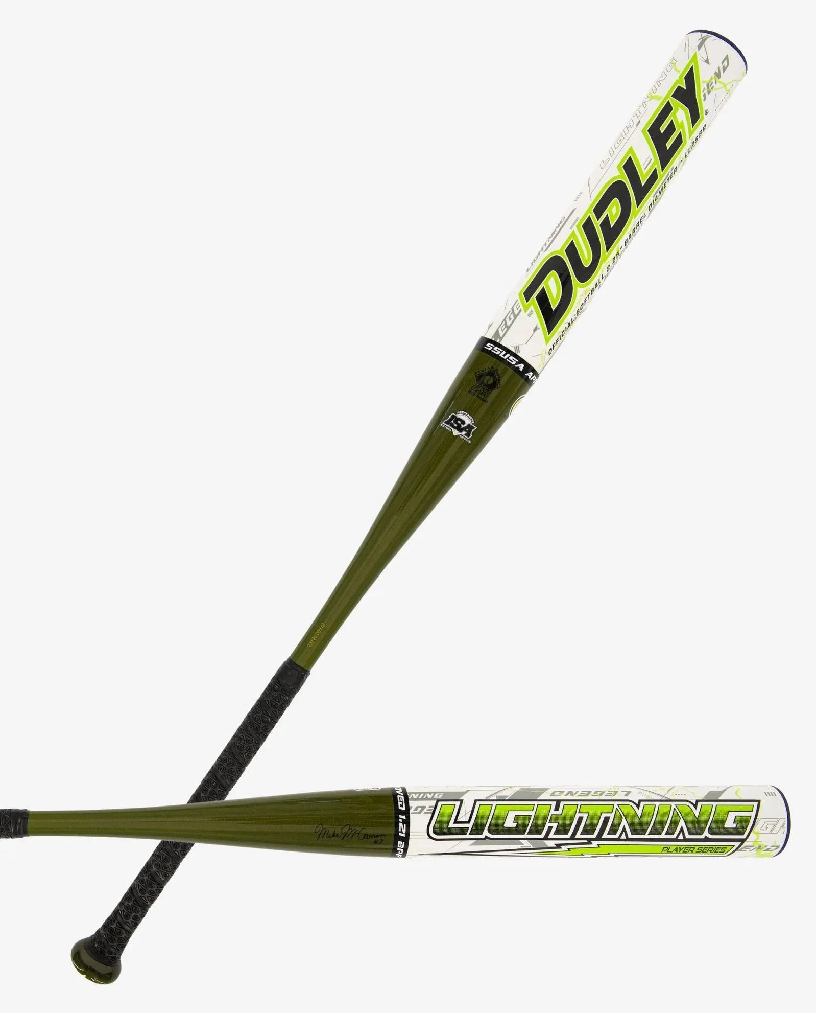 2025 Dudley Lightning Legend Player Series McSadler SSUSA Senior Slowpitch Softball Bat - Lightweight & Durable for Power Hitters - Perfect for Competitive Senior League Games & Tournaments