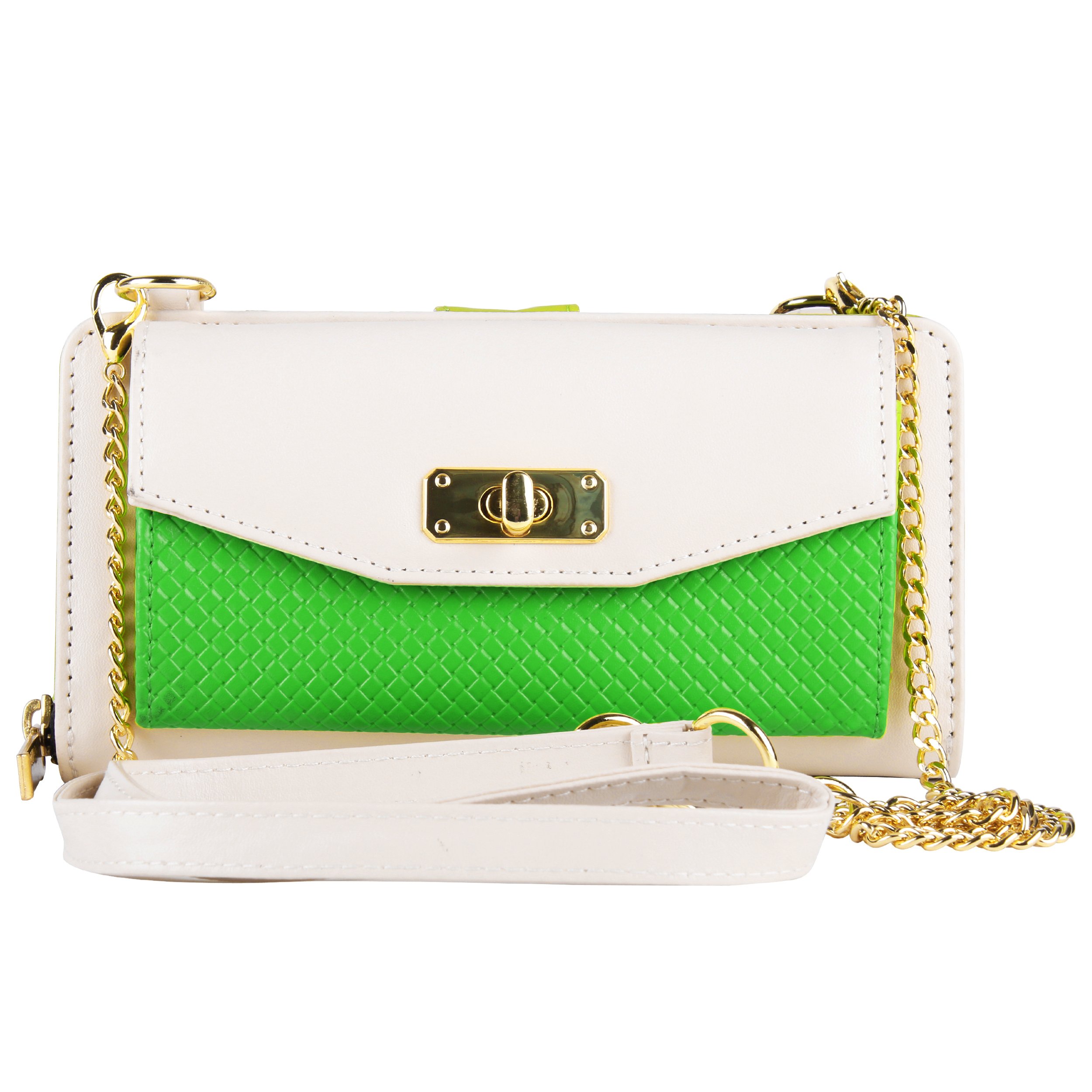Women's Zip Wallet Clutch with Card Slots & Strap - Perfect for Nokia Lumia 530 & Daily Use