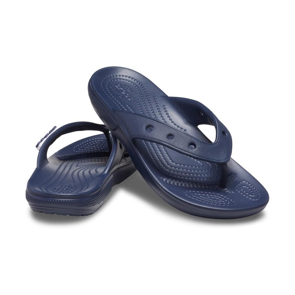 Crocs Classic Flip Flops for Women & Men - Comfortable Beach Sandals for Summer, Pool, and Outdoor Activities