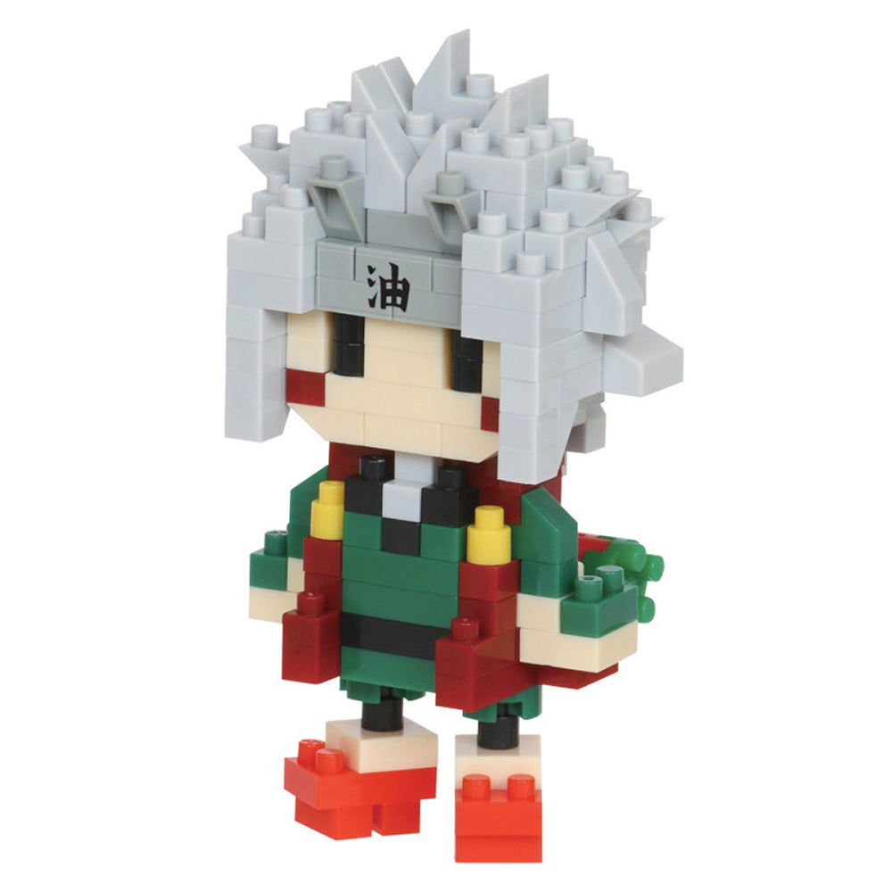 Nanoblock Naruto Shippuden Jiraya Building Block Set - NBCC 139 - Collectible Anime Model Kit for Adults & Teens - Perfect for Home Decoration, Gift Giving & Anime Fans Collection